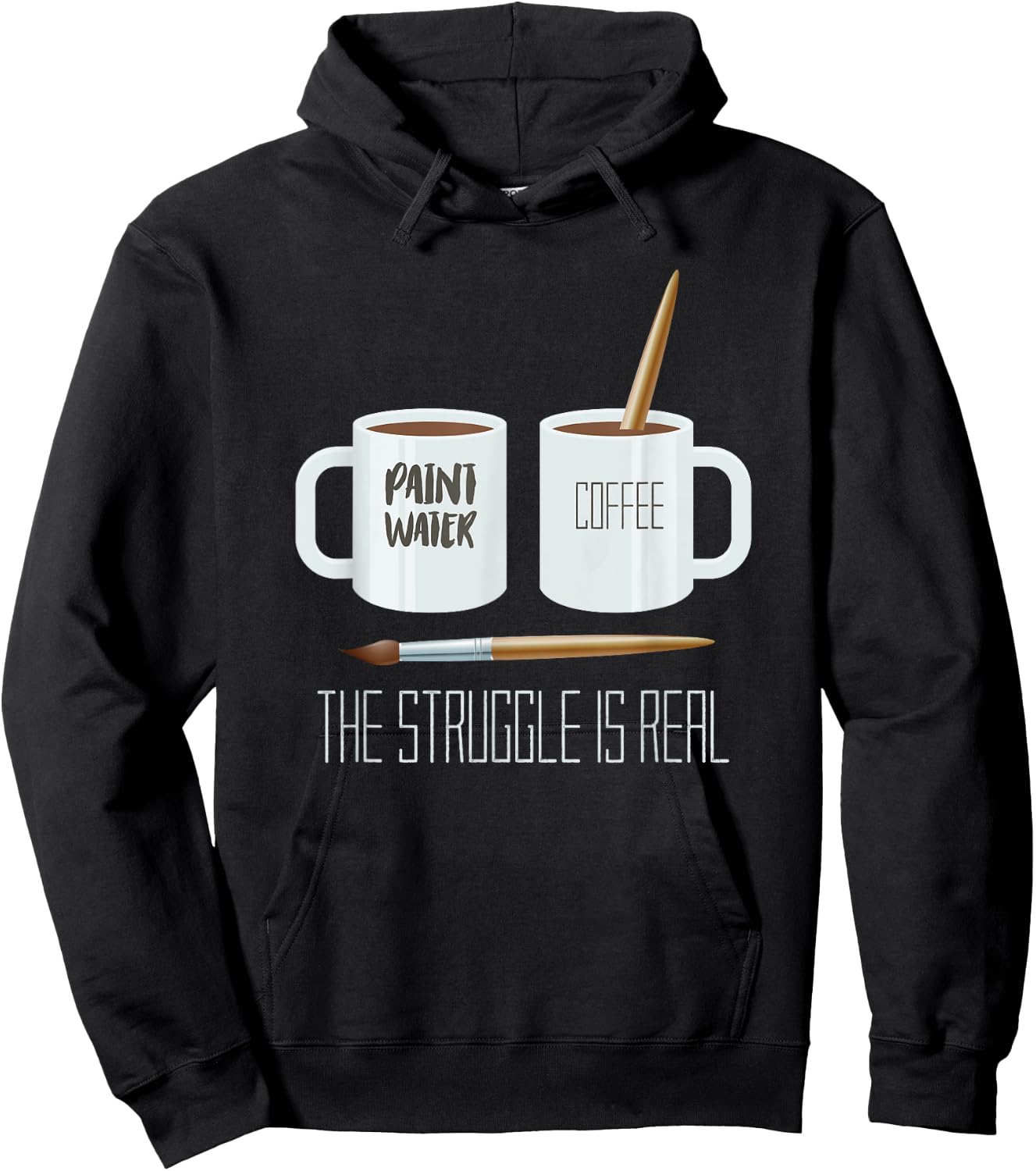 Funny Artist Problems Painter Gift Artist Hoodie - Hoodie | Black