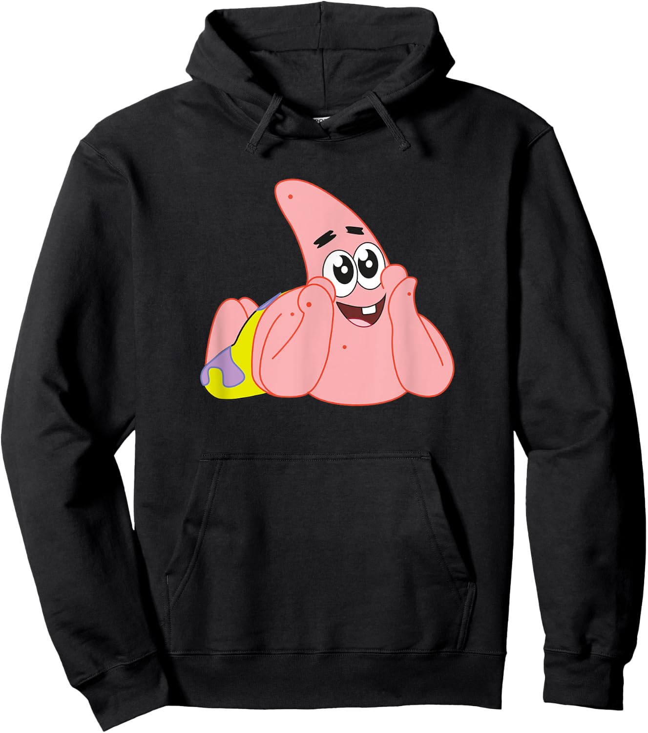 Mademark x SpongeBob SquarePants - Patrick Star - Feelin' Cute Hoodie - Hoodie | Black
