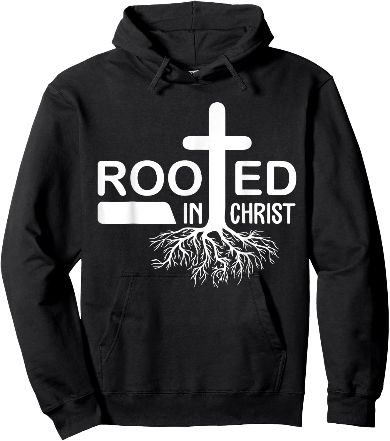 Rooted in Christ Faith in Jesus Christian Gifts Hoodie - Hoodie | Black