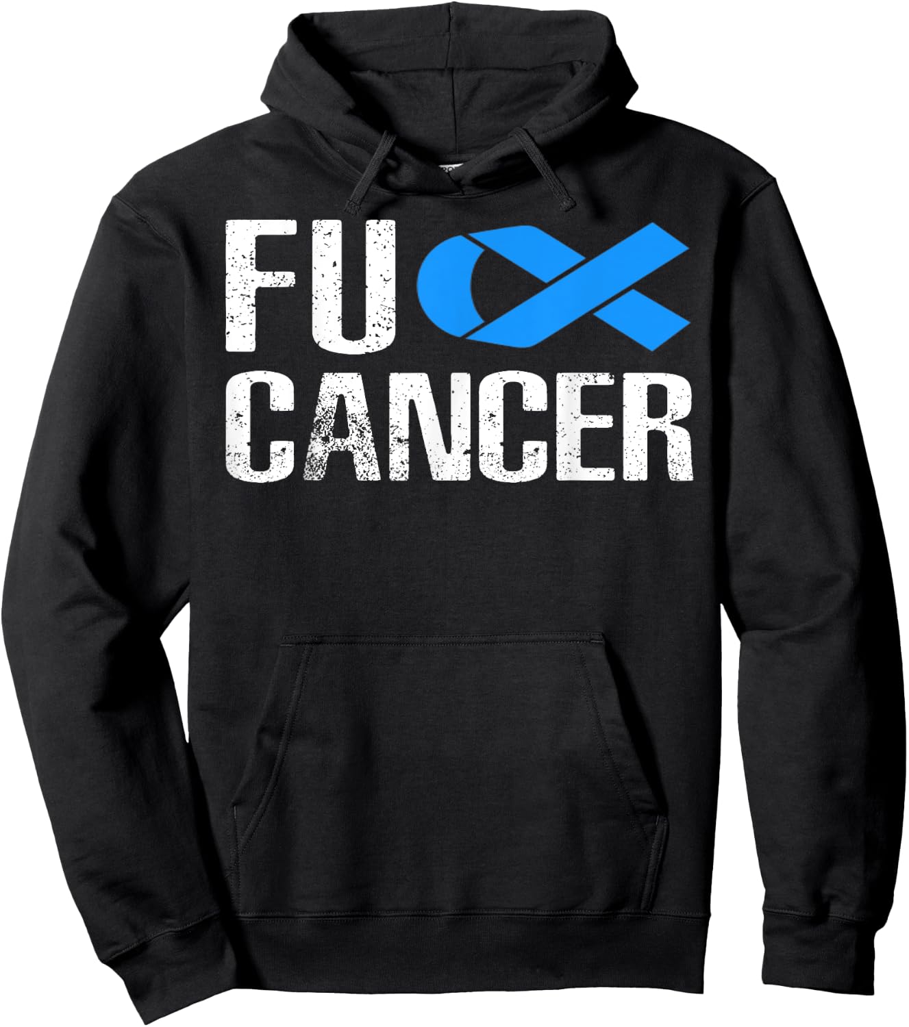 Fuck Cancer - Fuck Colon Cancer Awareness Hoodie - Hoodie | Black