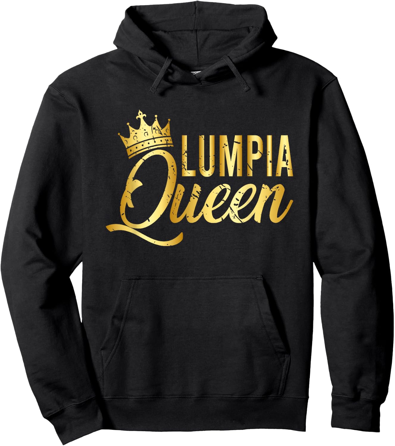 Lumpia Queen Manila Philippines Hoodie - Hoodie | Black