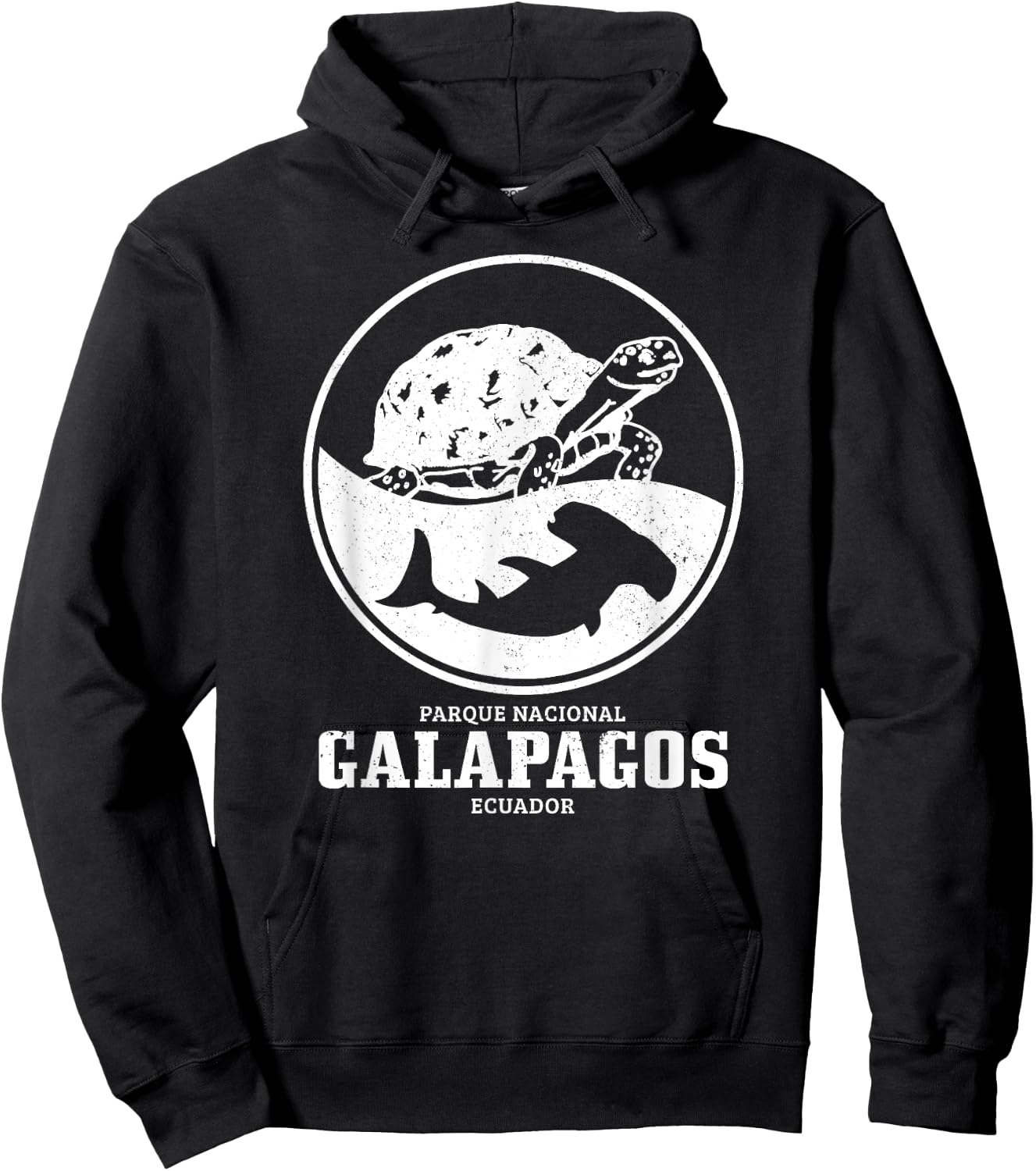 Galapagos Islands Turtle Shark Diving Ecuador Hoodie - Hoodie | Black