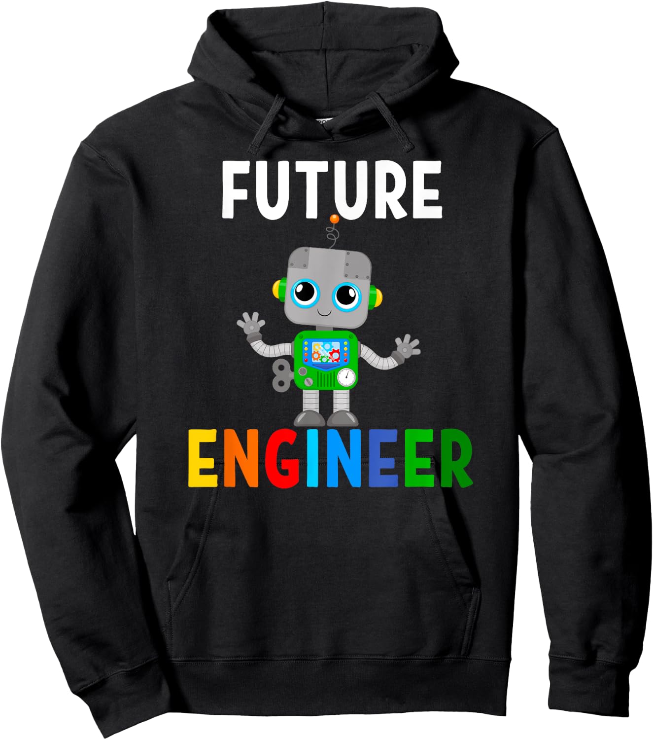 Future Engineer Costume Robot Robotics Career Adults & Kids Hoodie - Hoodie | Black