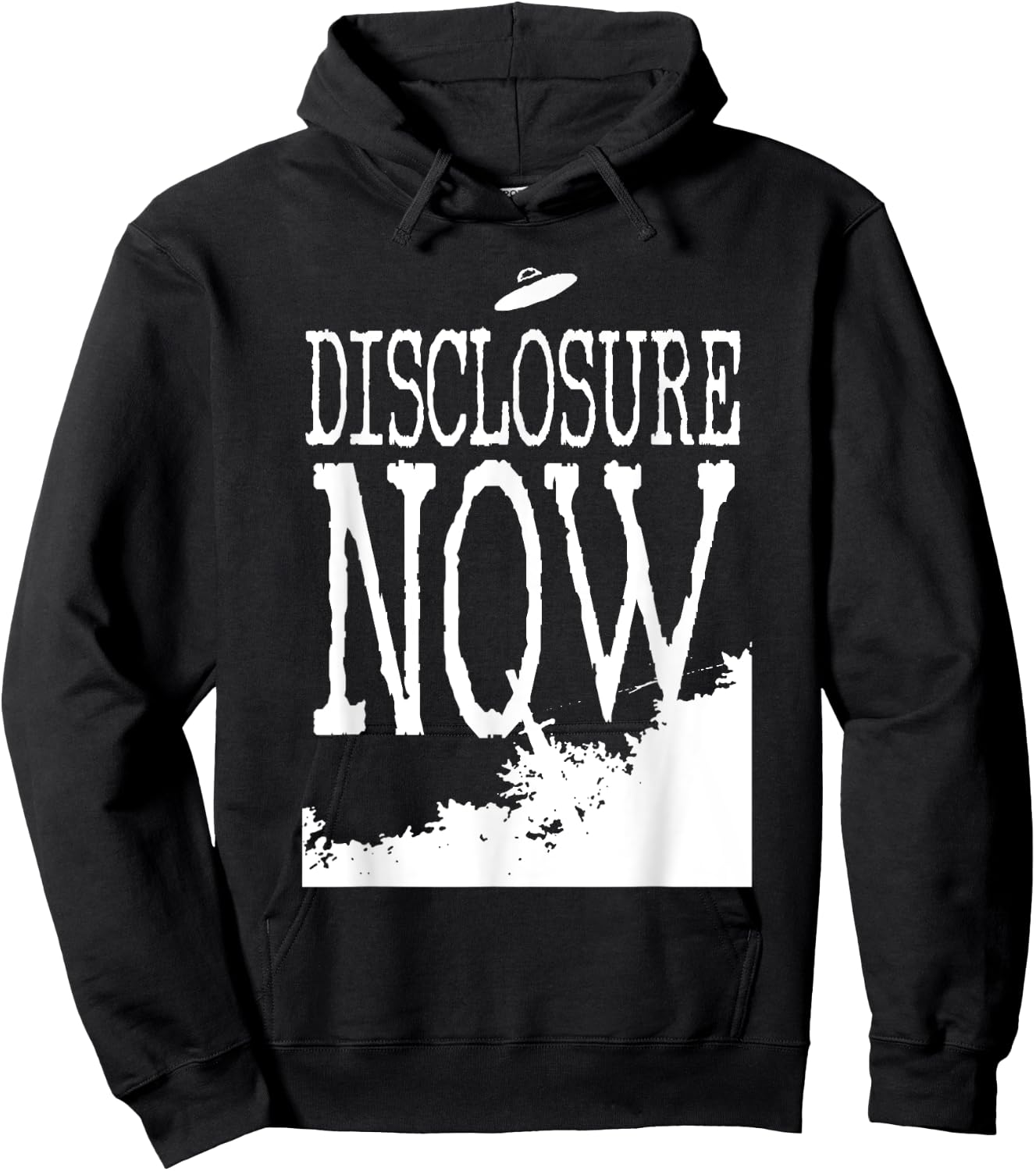 Disclosure NOW UFO UAP Jet Fighter Extraterrestrial Alien Hoodie - Hoodie | Black