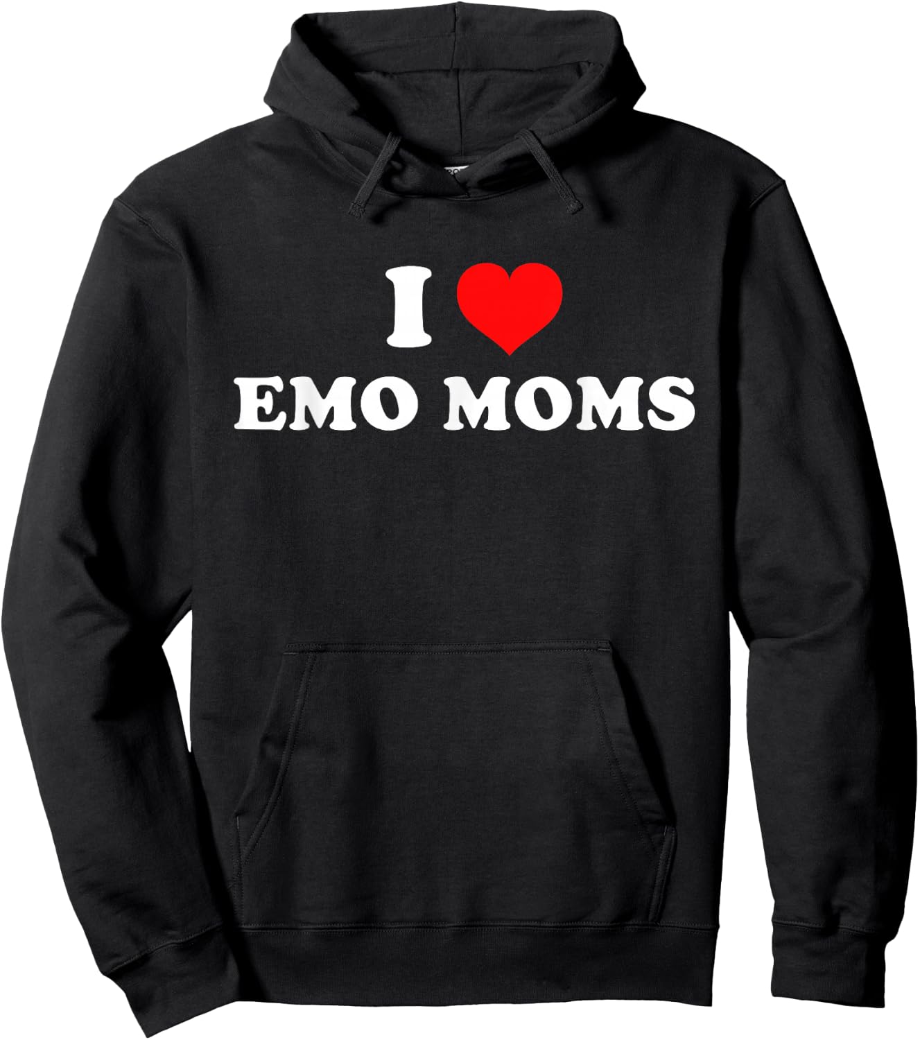 I Love Emo Moms Hoodie - Hoodie | Black