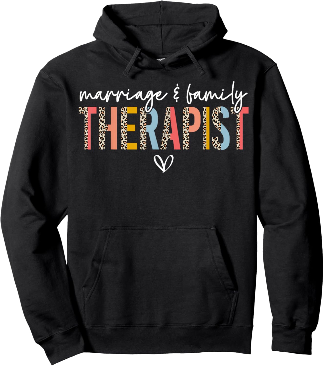 Marriage and Family Therapist Appreciation Hoodie - Hoodie | Black