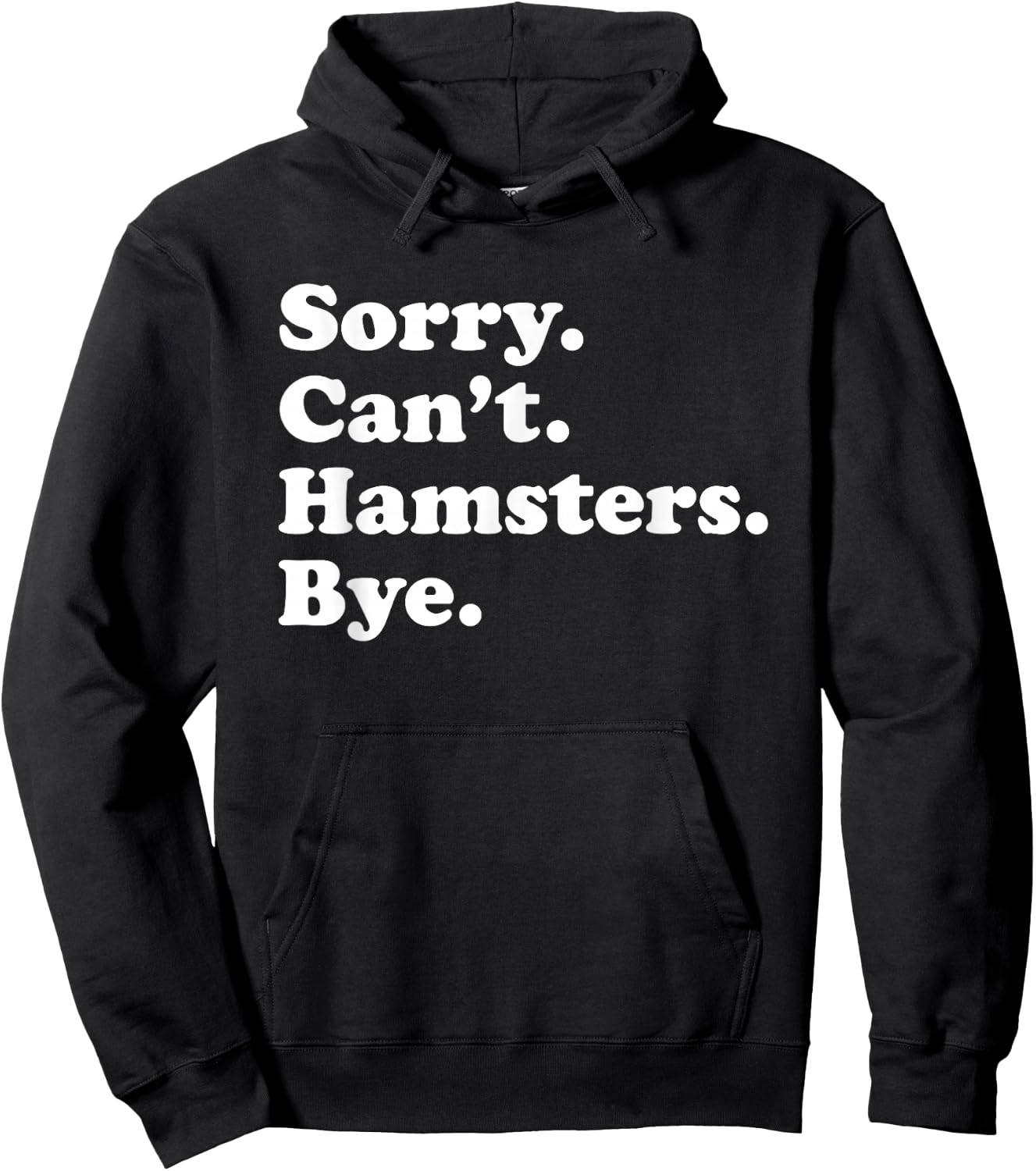 Funny Hamster Gift Women Boys or Girls Hoodie - Hoodie | Black