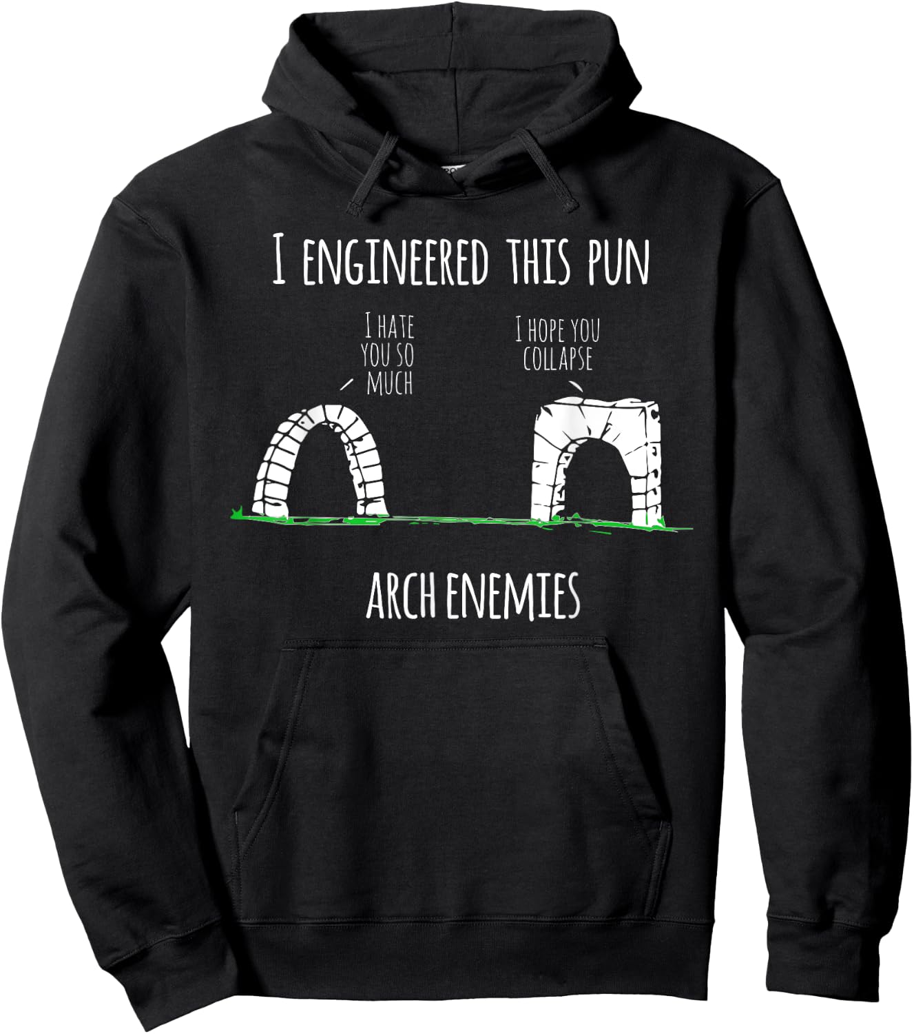 Funny Civil Engineer - Structural Engineer Pun Gift Hoodie - Hoodie | Black