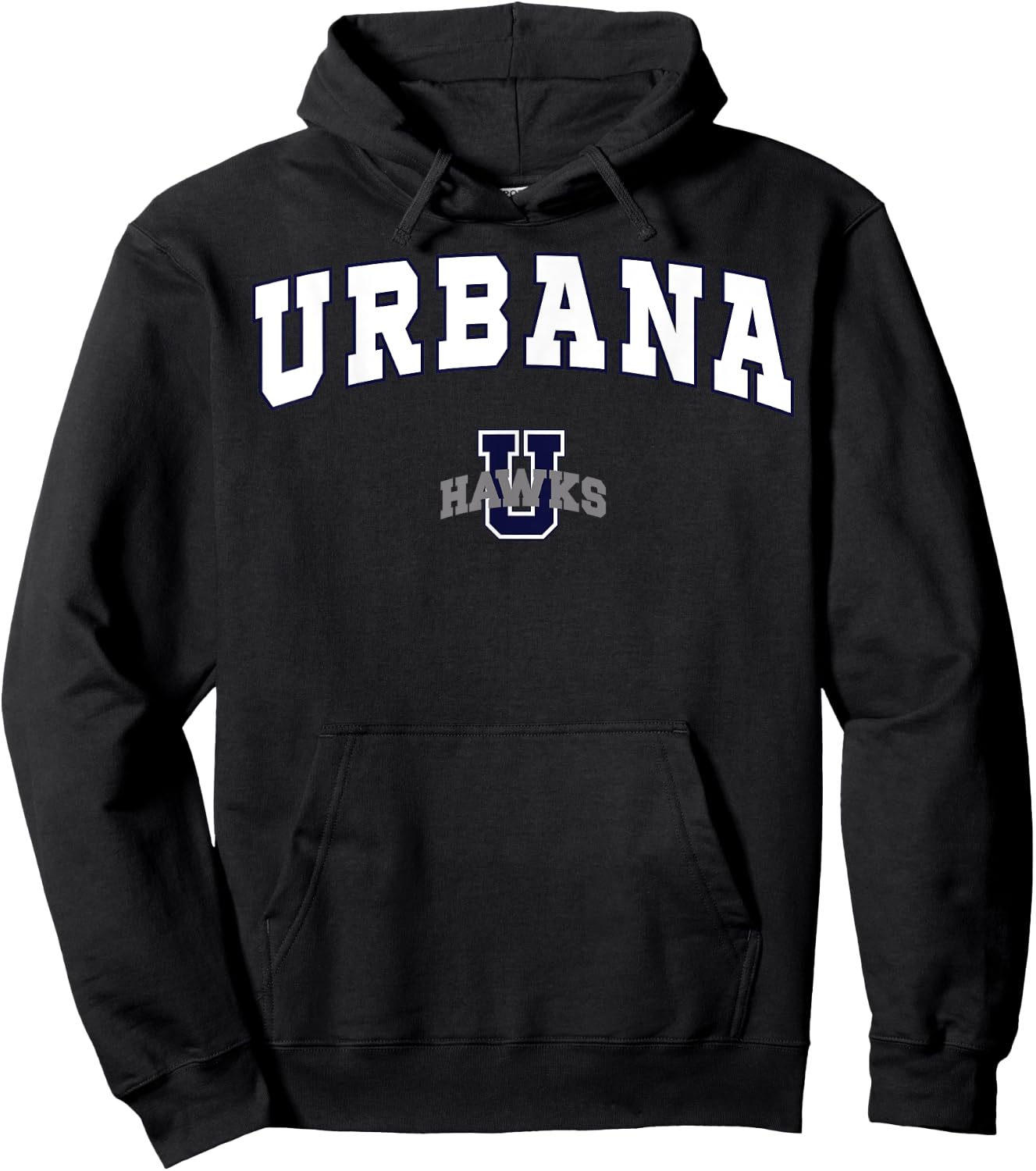 Urbana High School Hawks Hoodie - Hoodie | Black