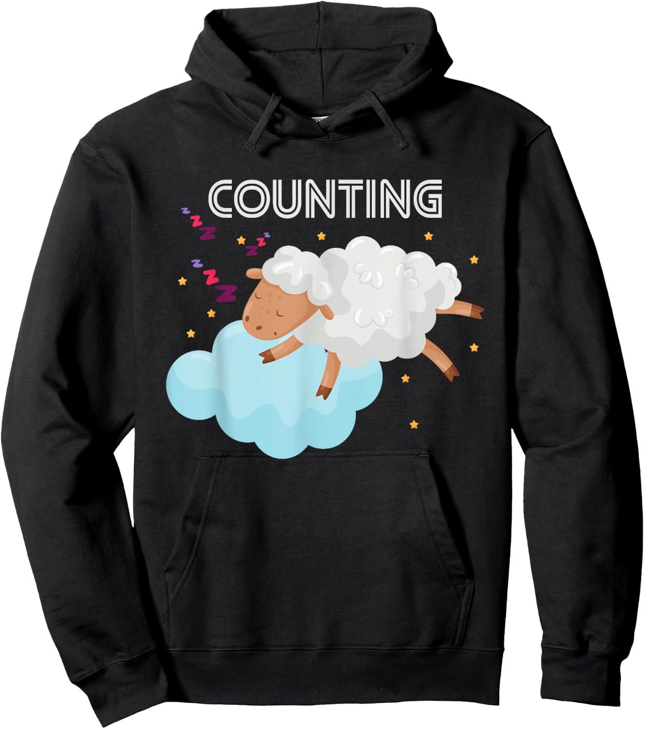 Counting Sheep Hoodie - Hoodie | Black