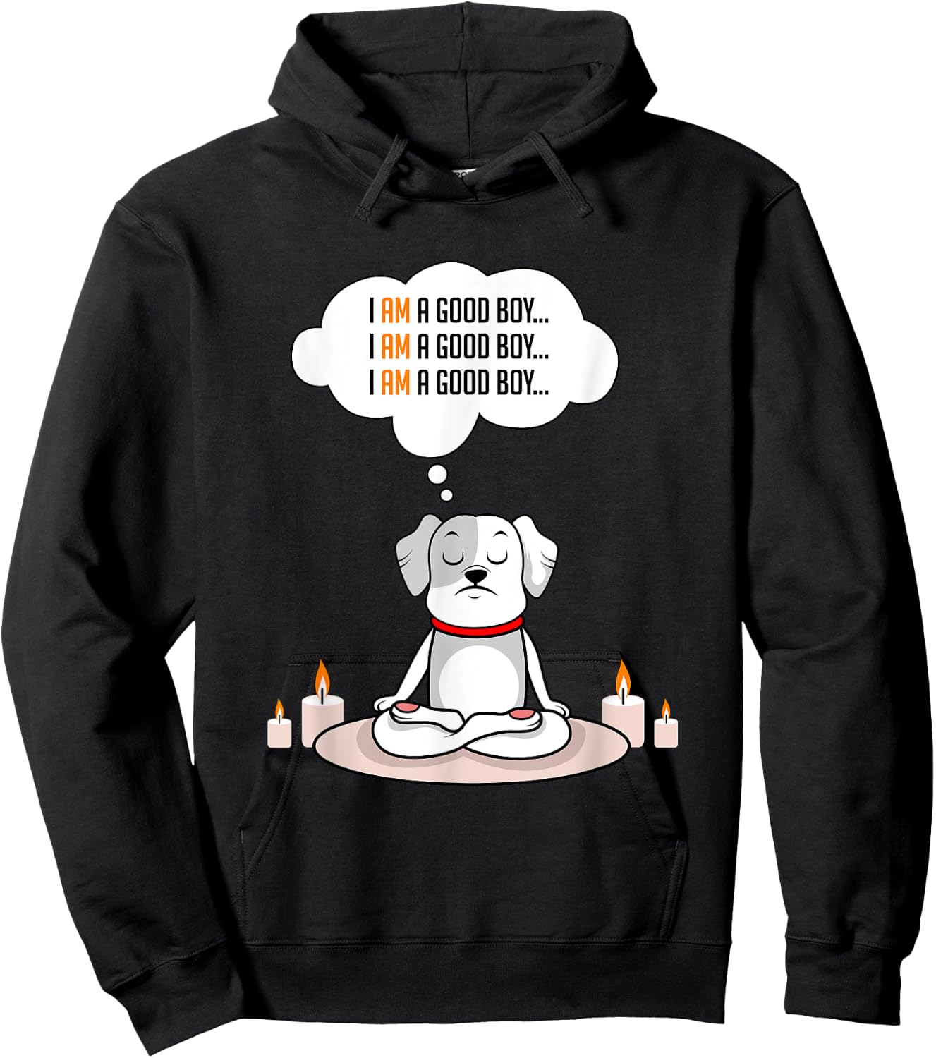 Dog Good Boy Dog Lover Hoodie - Hoodie | Black