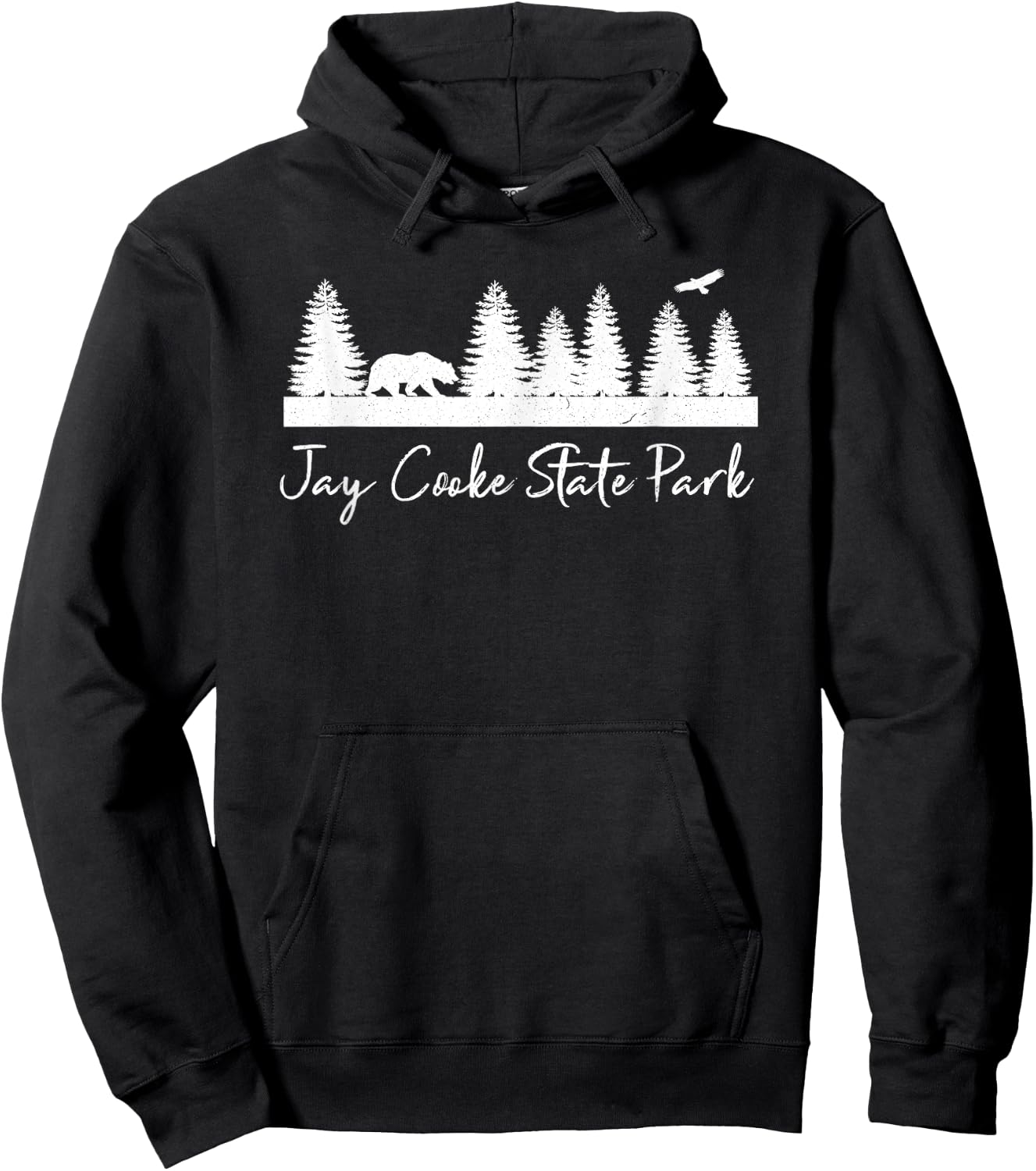 Jay Cooke State Park Rustic Bear Forest Camping Campground Hoodie - Hoodie | Black