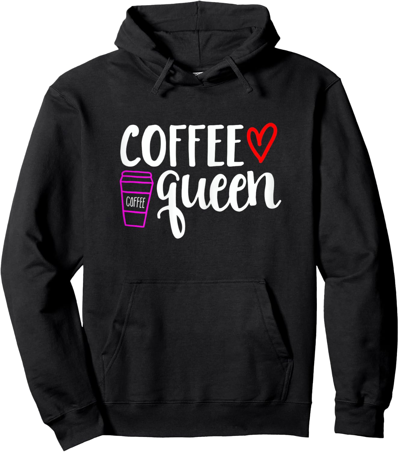 Coffee Queen Hoodie - Hoodie | Black