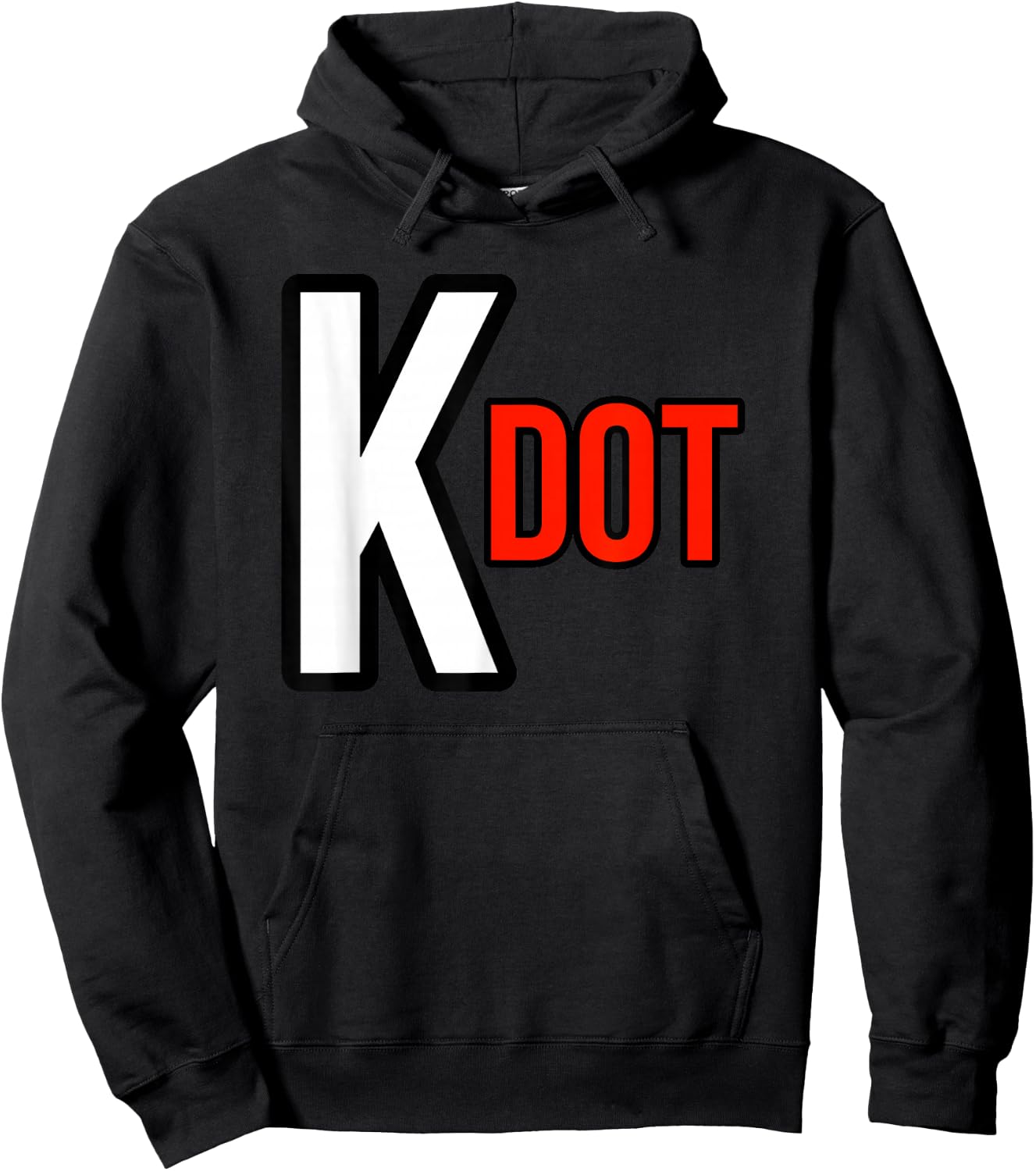 Steezee World K. Dot 2024 -Kids Black Cotton 100% Modern Art Text Design Hoodie - Hoodie | Black