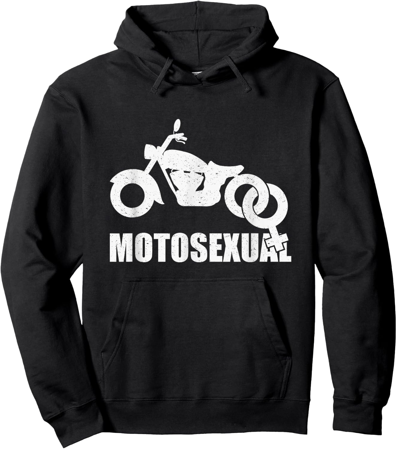 Motosexual Motorcycle Biker Bikes Men Retro Vintage Gift Hoodie - Hoodie | Black
