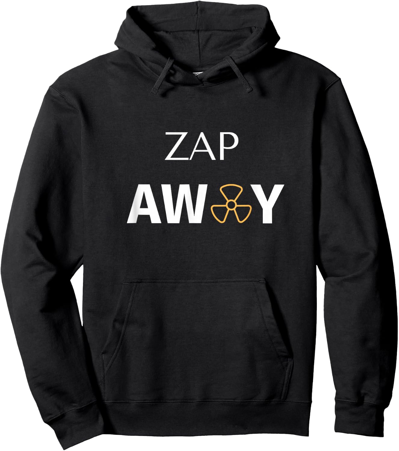 Radiation Treatment For Cancer Patients "Zap away" Hoodie - Hoodie | Black