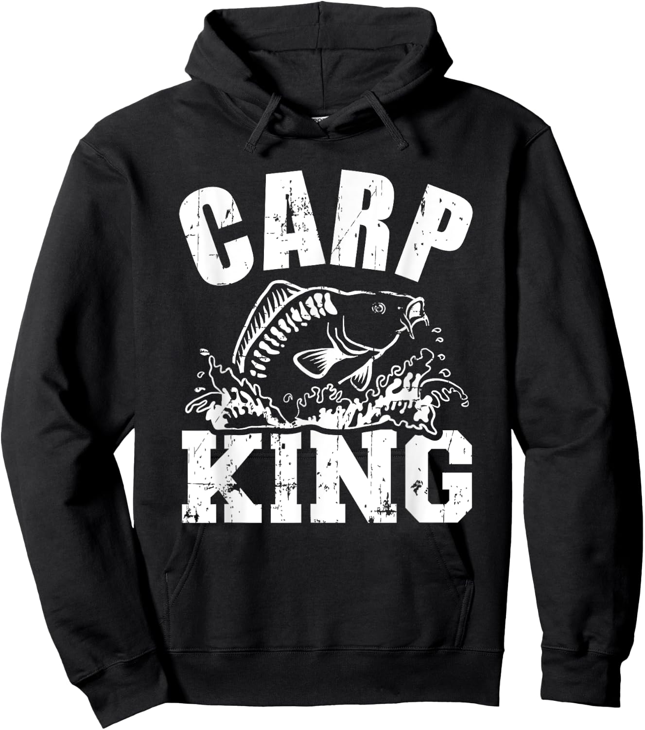 Carp king fishing Hoodie - Hoodie | Black