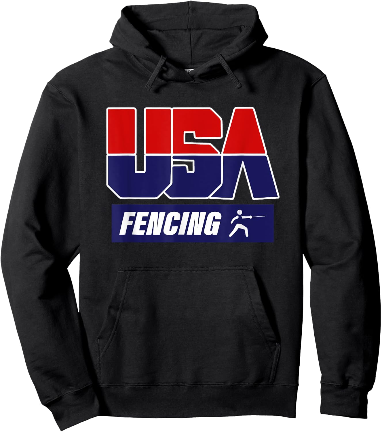 Fencing 2021 USA Team Hoodie - Hoodie | Black