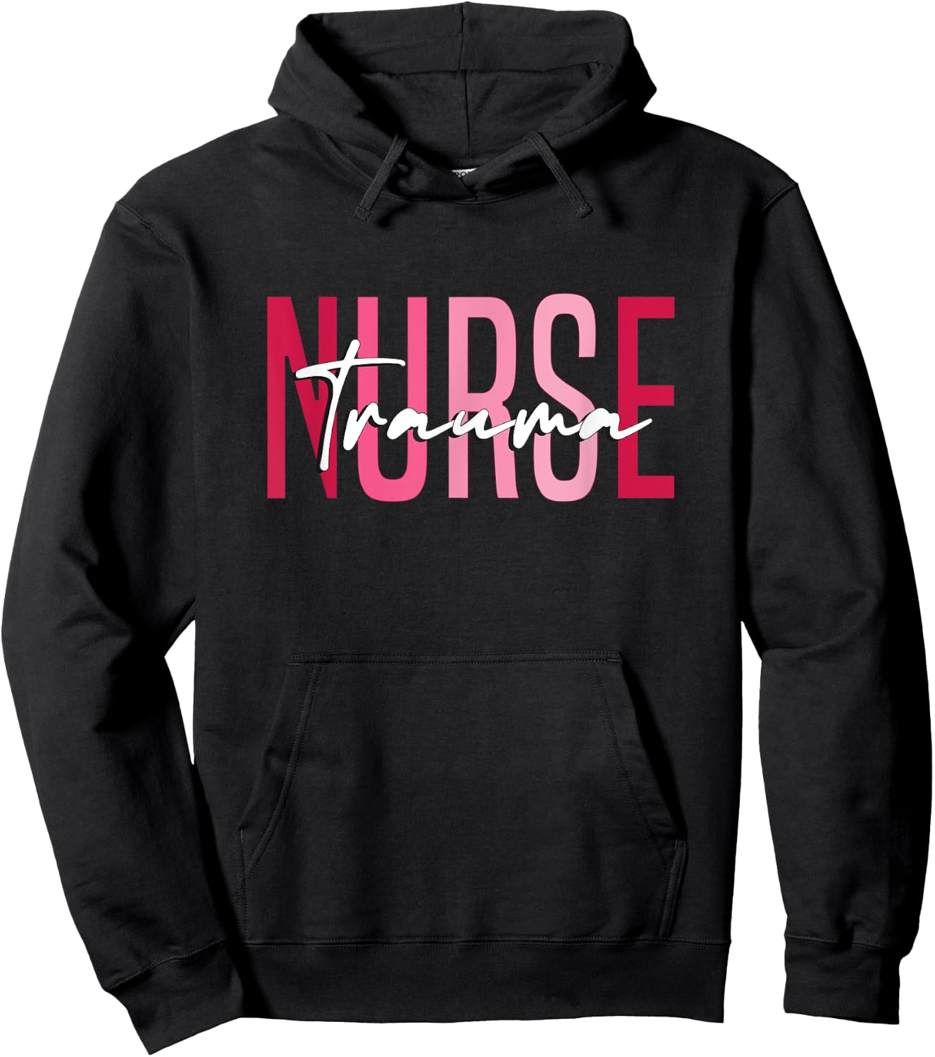 Vintage Trauma Nurse Er Trauma ICU Nurse Emergency Trauma Hoodie - Hoodie | Black