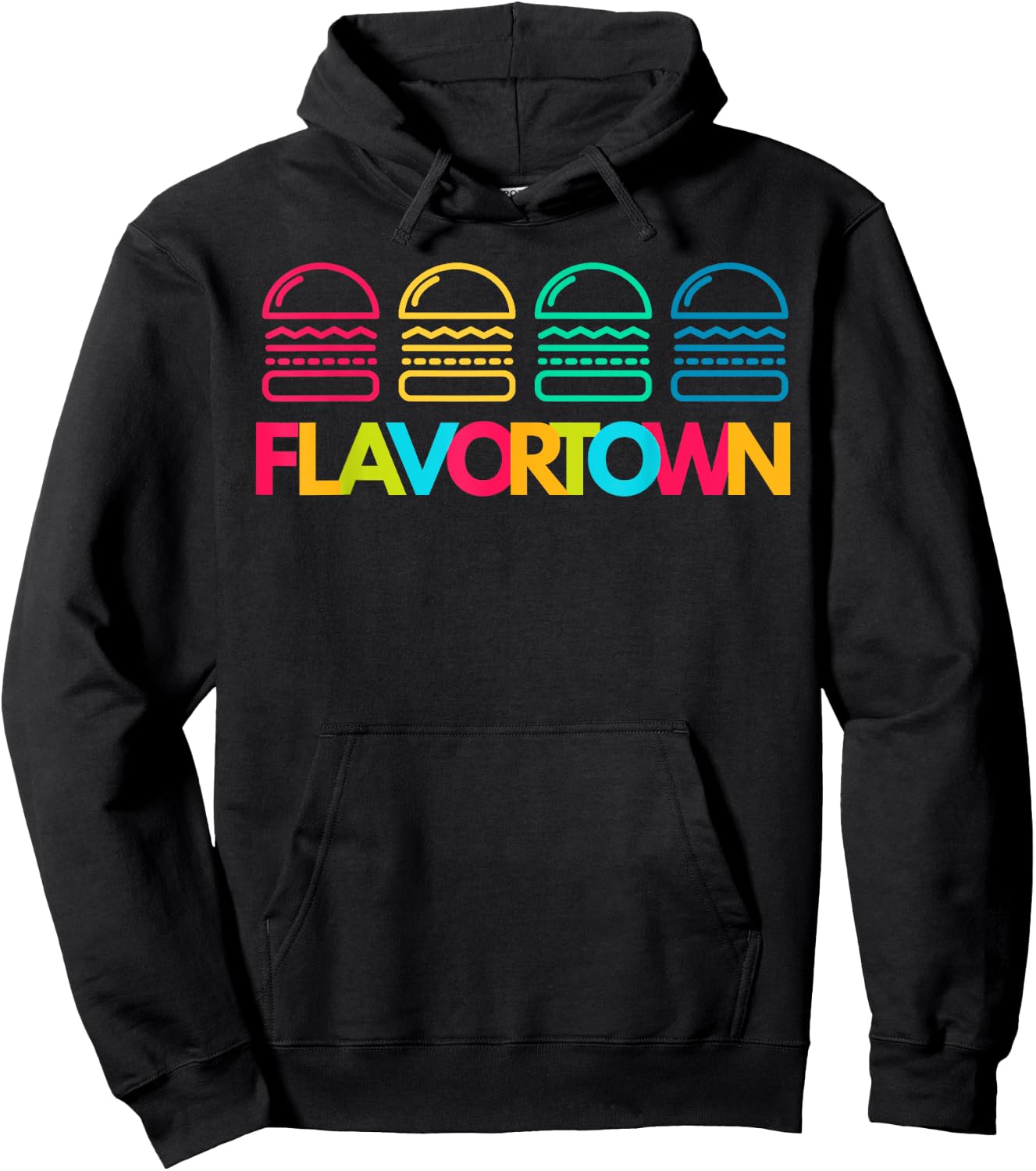 Flavortown Food Culture Hoodie - Hoodie | Black