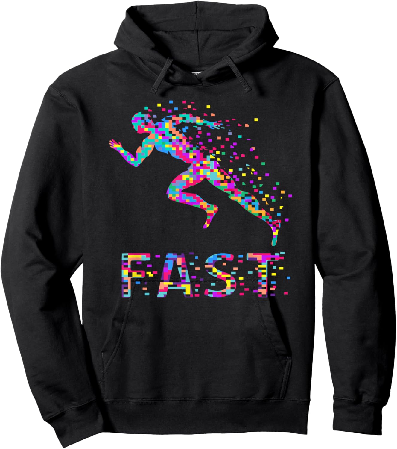 Fast Runner Running Fast Sport Of Sprinting Fast Hoodie - Hoodie | Black