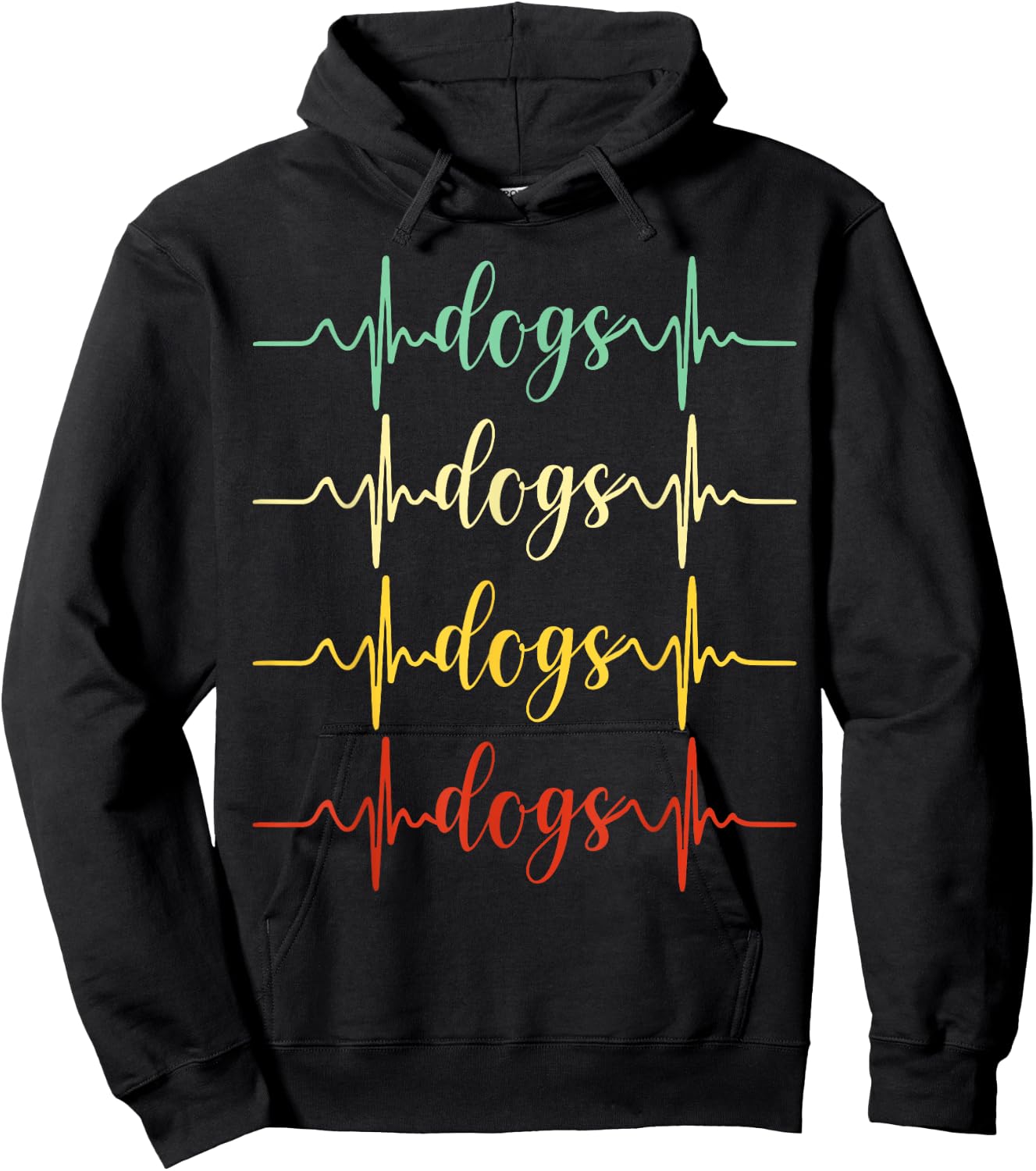 Vintage Dog Shirt Trendy Cute Dog Paw Puppy Dog Love Apparel Women Kids Hoodie - Hoodie | Black