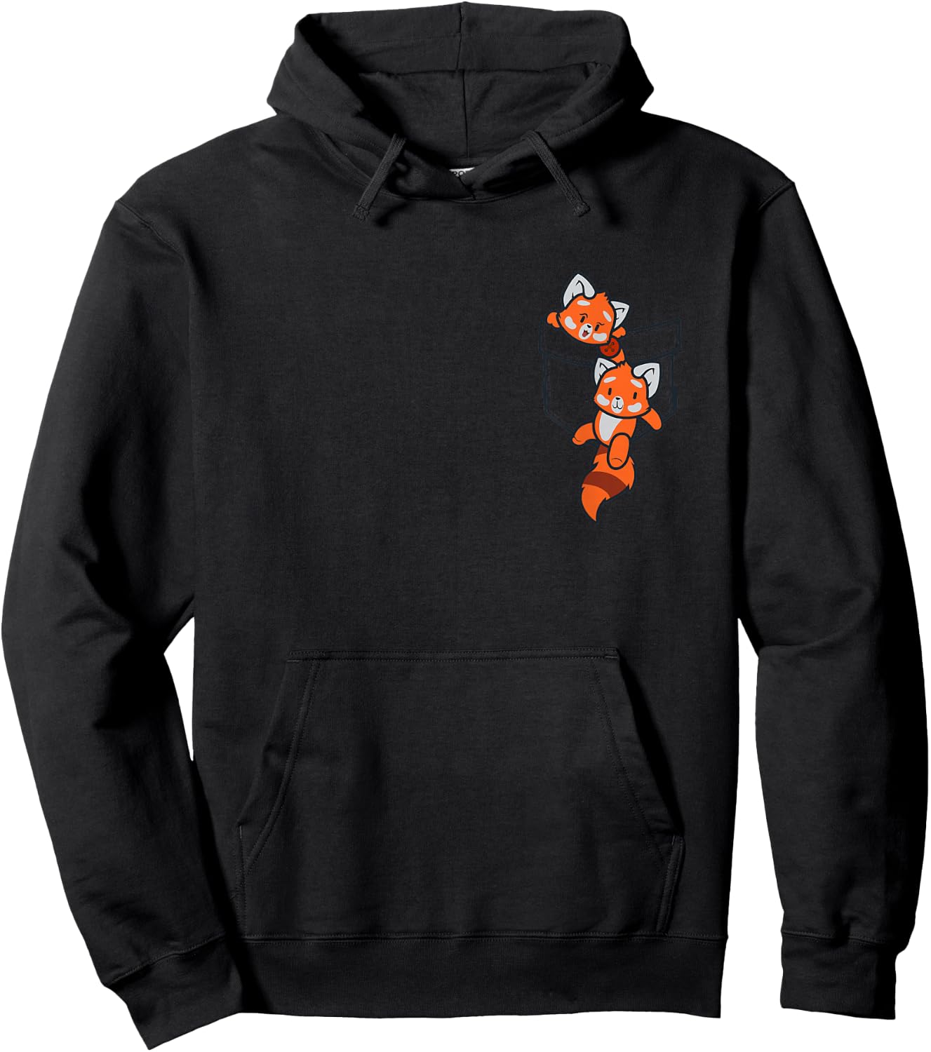 Red Panda Shirt Men Women Children Red Panda Lovers Hoodie - Hoodie | Black
