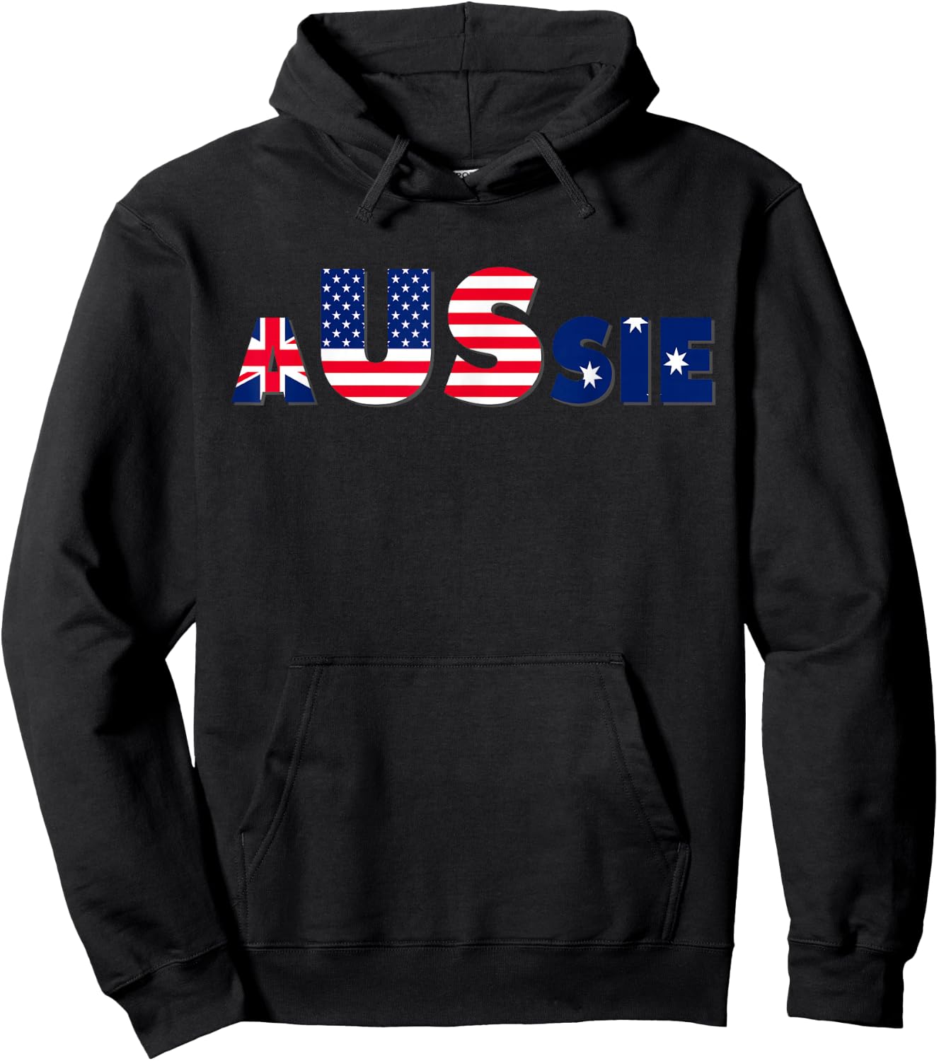 Funny Aussie Australia Gift Women Cool Australian Hoodie - Hoodie | Black