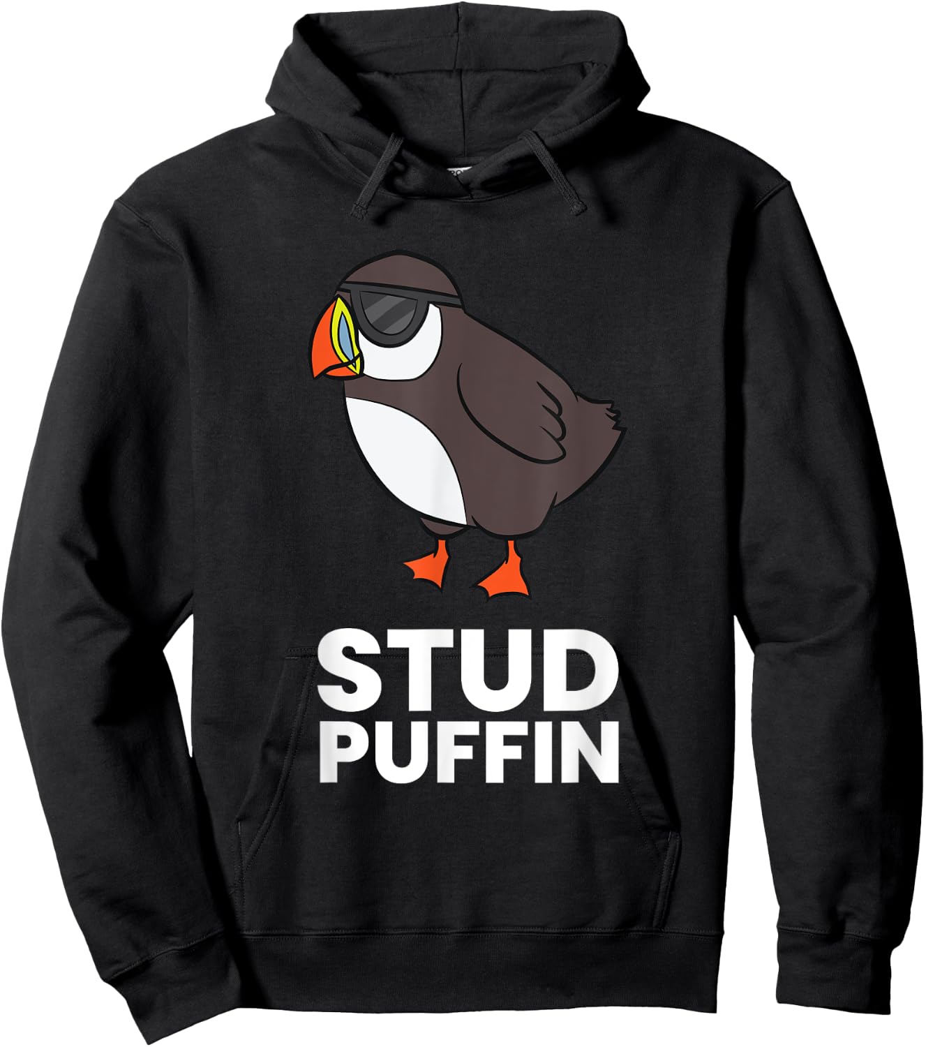 Stud Puffin Seabird Stuf Muffin Iceland Puffin Bird Hoodie - Hoodie | Black