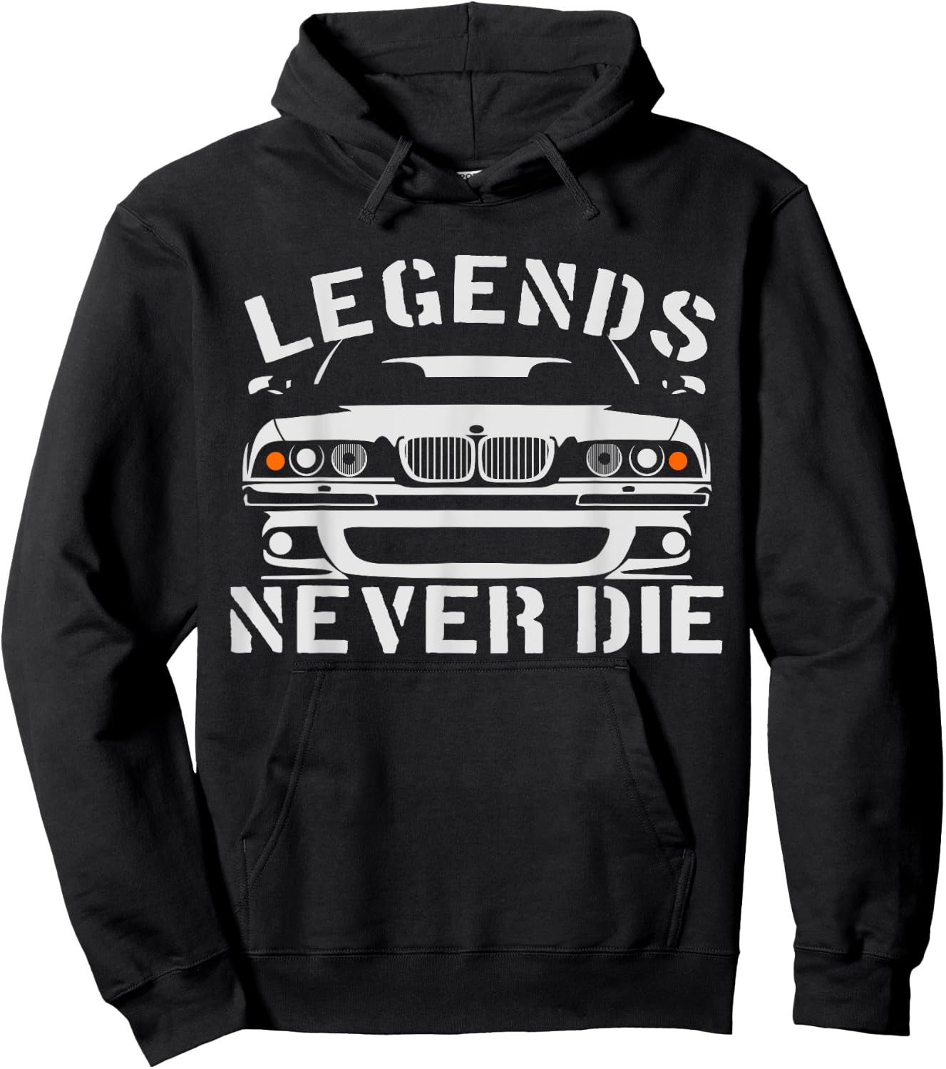 E39 5 Series - Legends Never Die Hoodie - Hoodie | Black