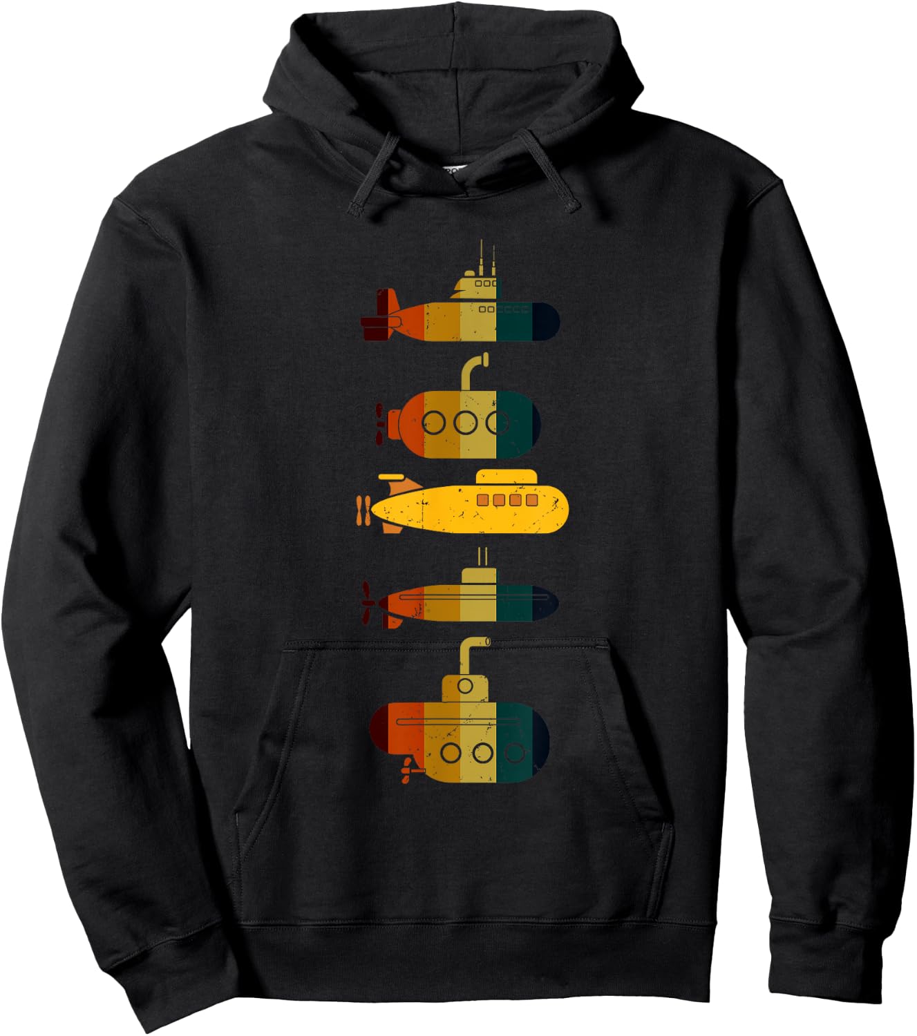 Submarine Game Yellow Submarines Submarine Nautiluss Hoodie - Hoodie | Black