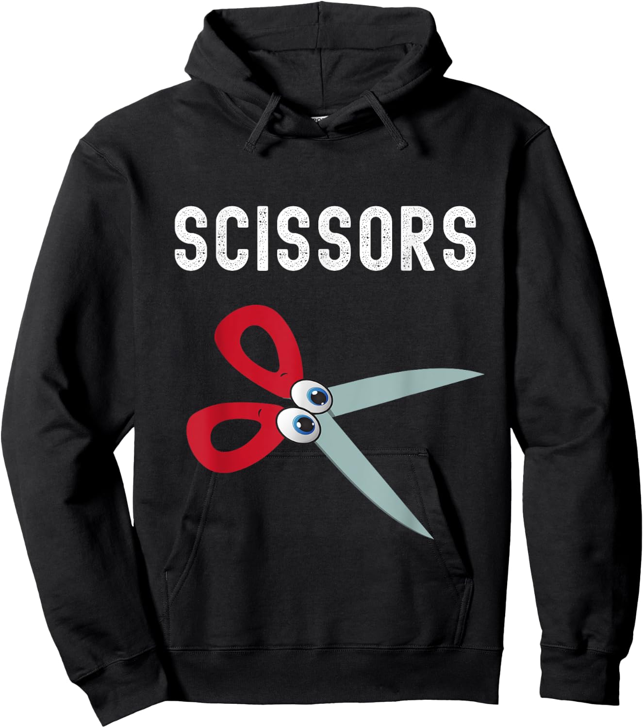 Rock Paper Scissors - Halloween Matching Group Costume Hoodie - Hoodie | Black