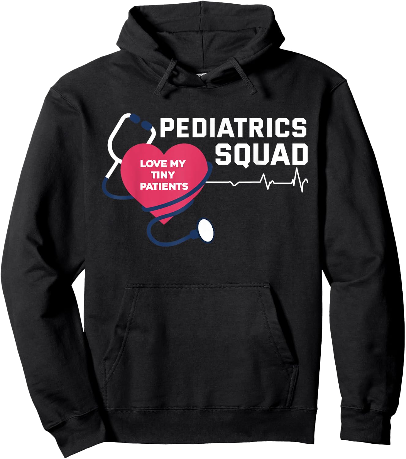 Funny Pediatric Care Pediatrician Pediatric Nurse Hoodie - Hoodie | Black