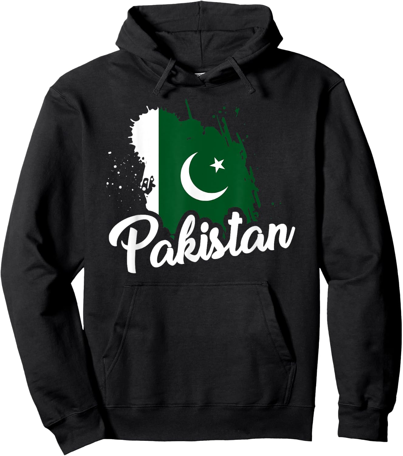 Pakistan Flag T Shirt Pakistani Proud Roots Love Team Cute Hoodie - Hoodie | Black