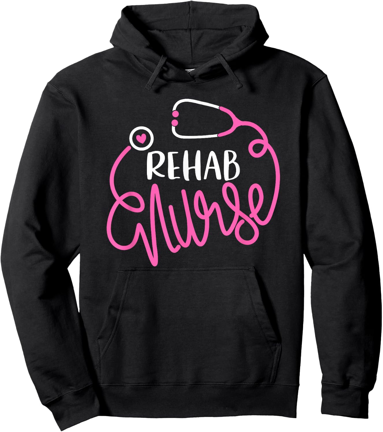 Rehab Nurse - RN Rehabilitation Nursing Department Nurse Hoodie - Hoodie | Black