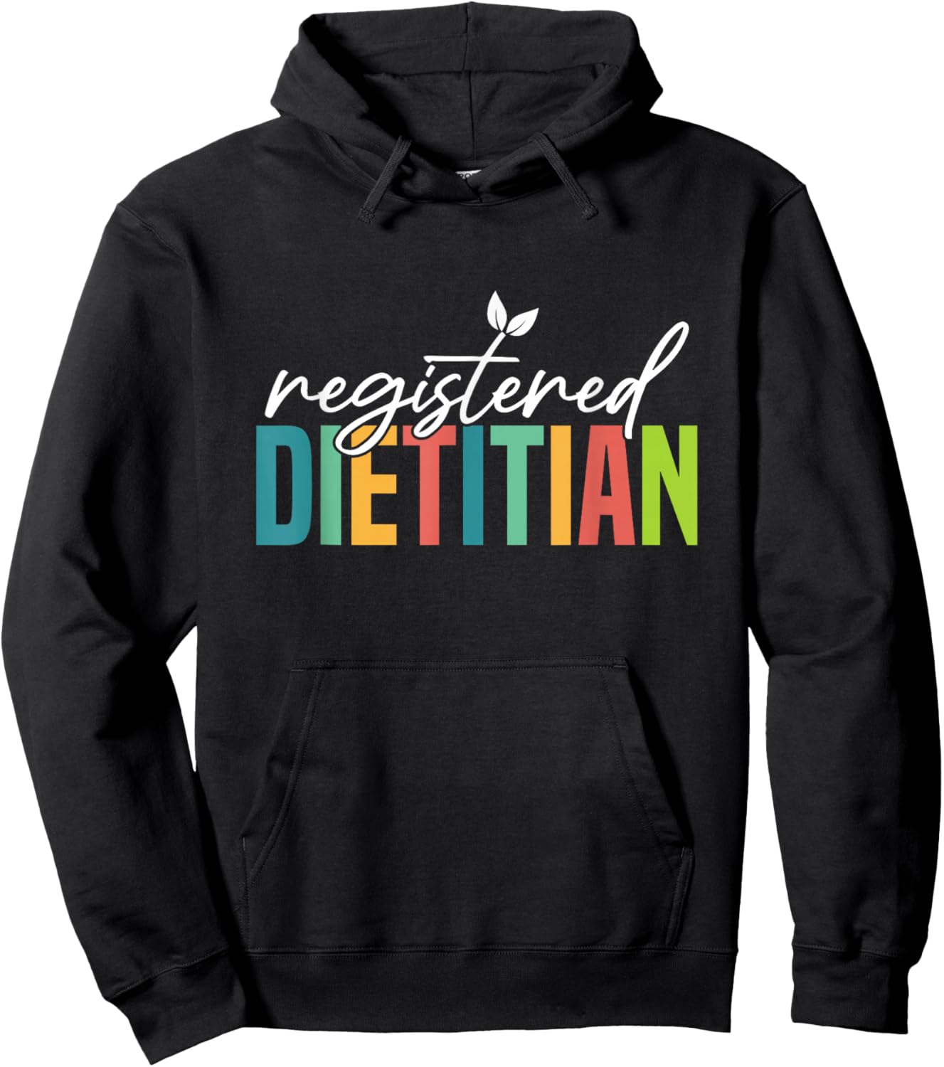 Registered Dietitian Nutritionist Health Coach Dietitian Hoodie - Hoodie | Black