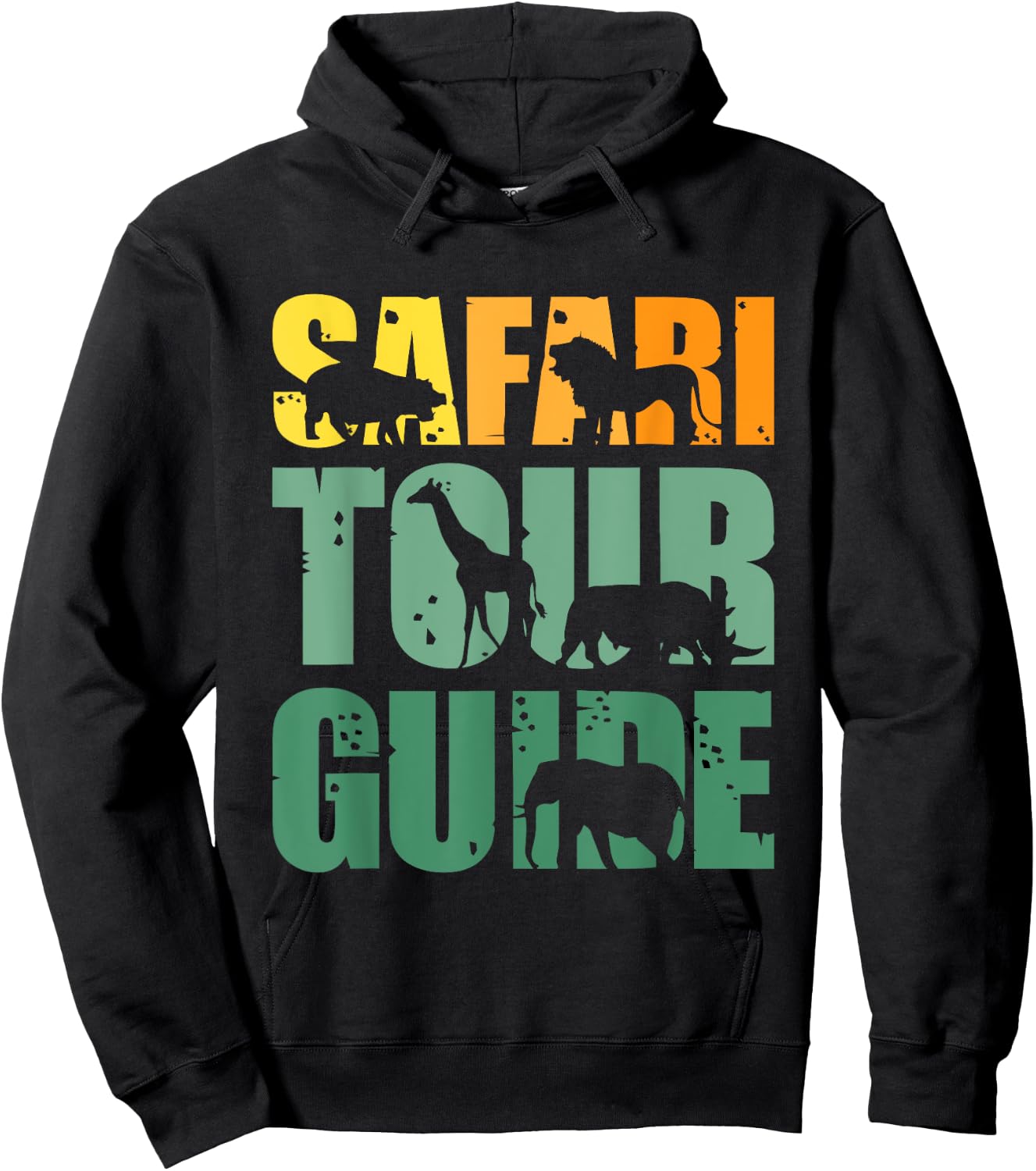 Safari Tour Guide Safari Outfit Safari Costume Safari Hoodie - Hoodie | Black