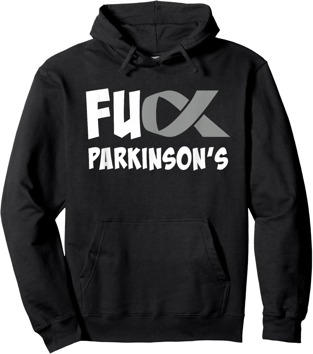 Parkinson's Disease Awareness Month Fuck Parkinson's Hoodie - Hoodie | Black