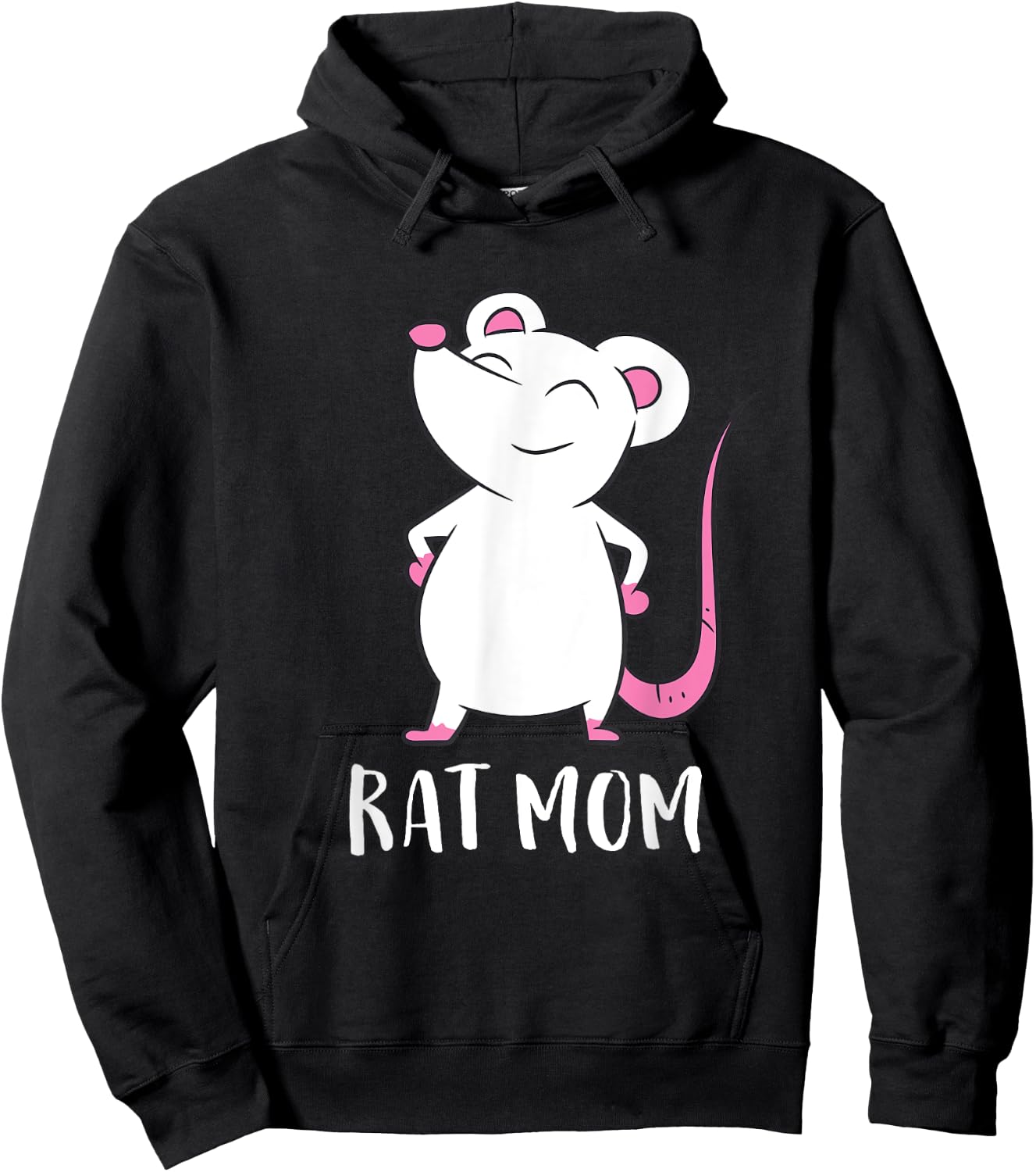 Rats Mom Cute Rat Mama Hoodie - Hoodie | Black