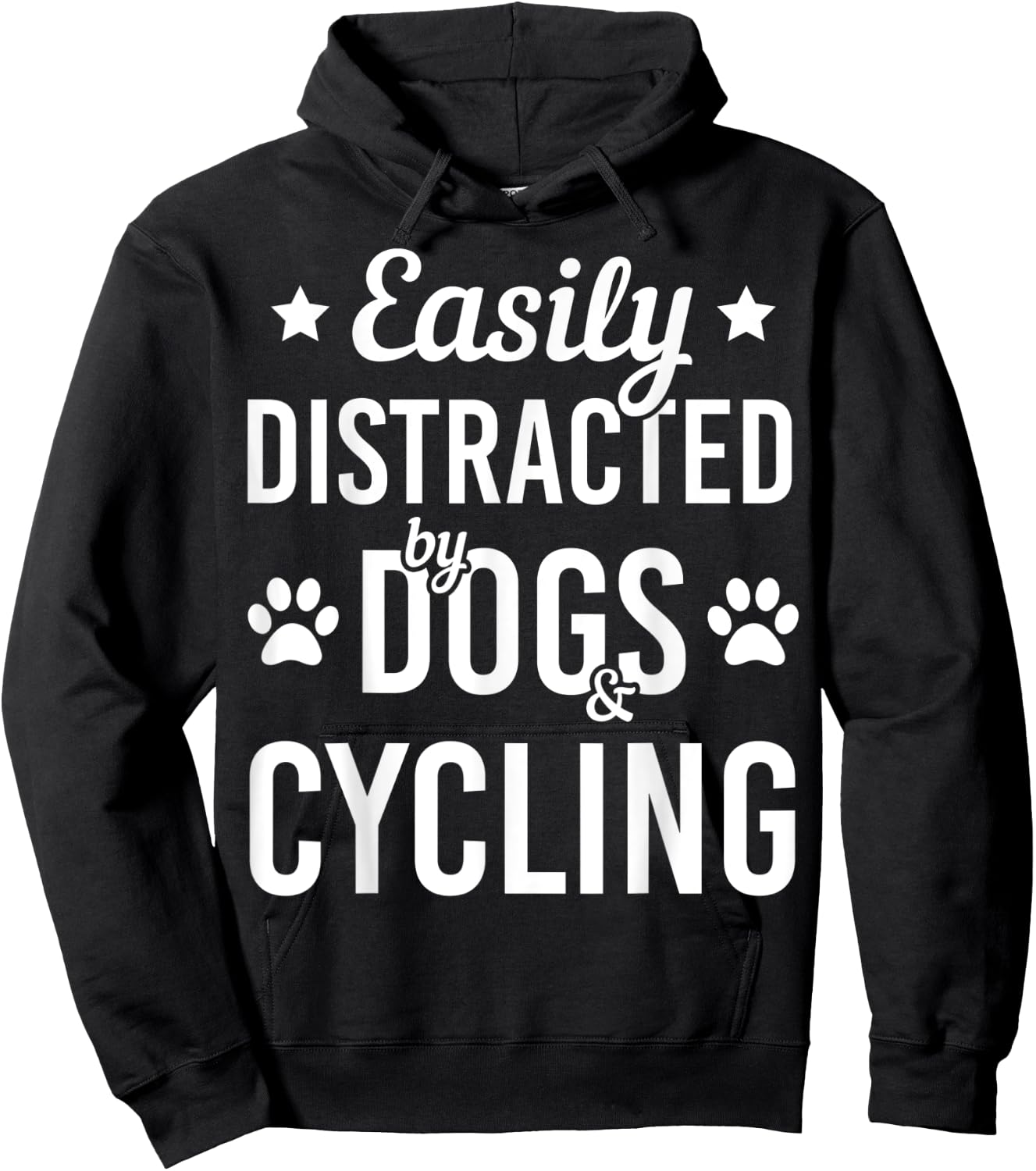 Dog Lover Cycling Lover Dogs And Cycling Bicycle Funny Dog Hoodie - Hoodie | Black