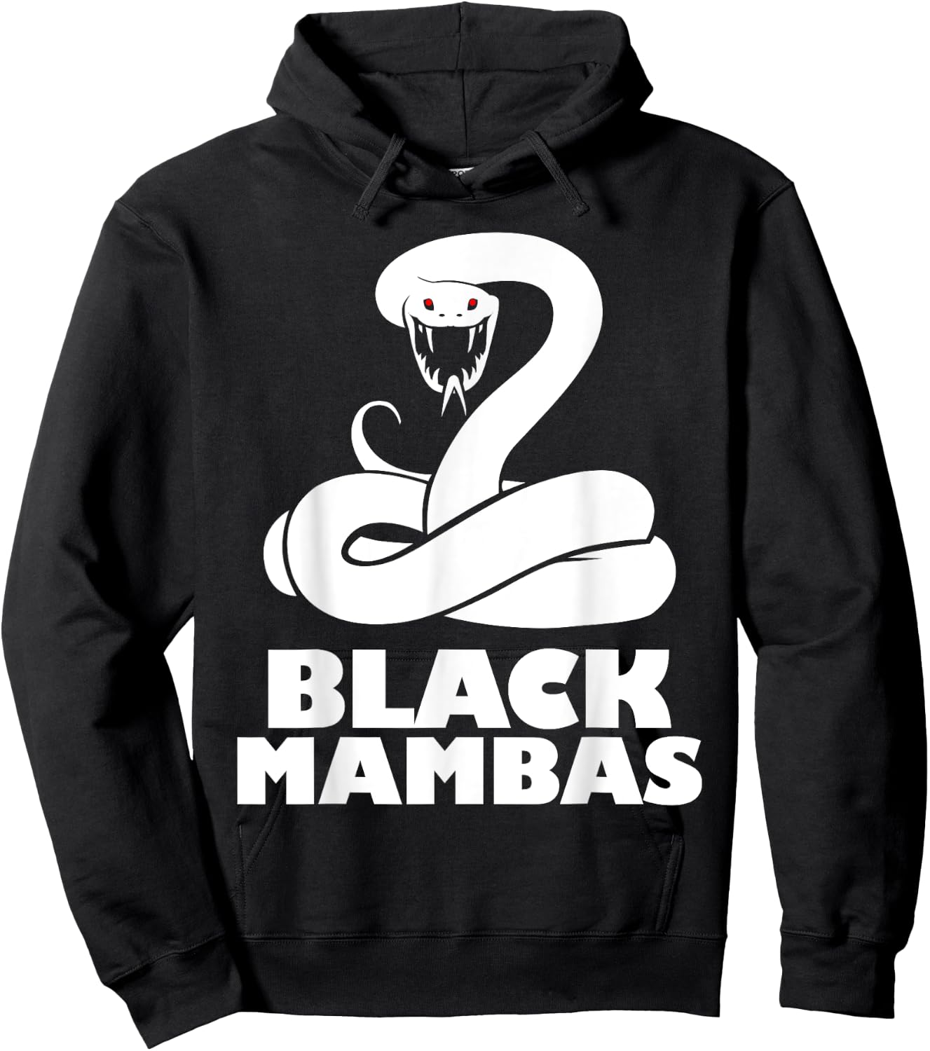 Black Mambas Are My Spirit Animal Scary Snake Hoodie - Hoodie | Black