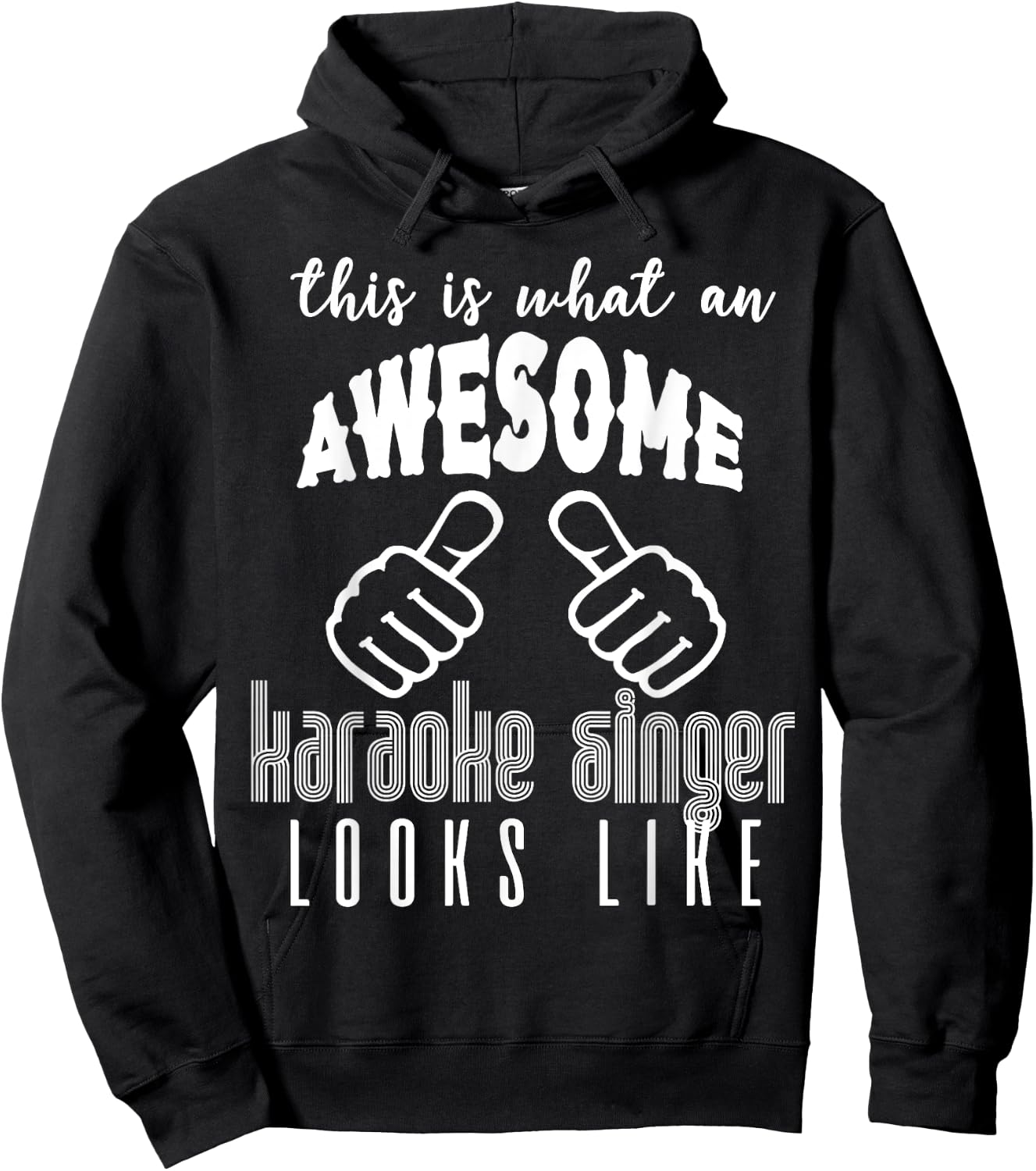 Karaoke Music Singing Funny Shirt Cool Party Games Gift Hoodie - Hoodie | Black