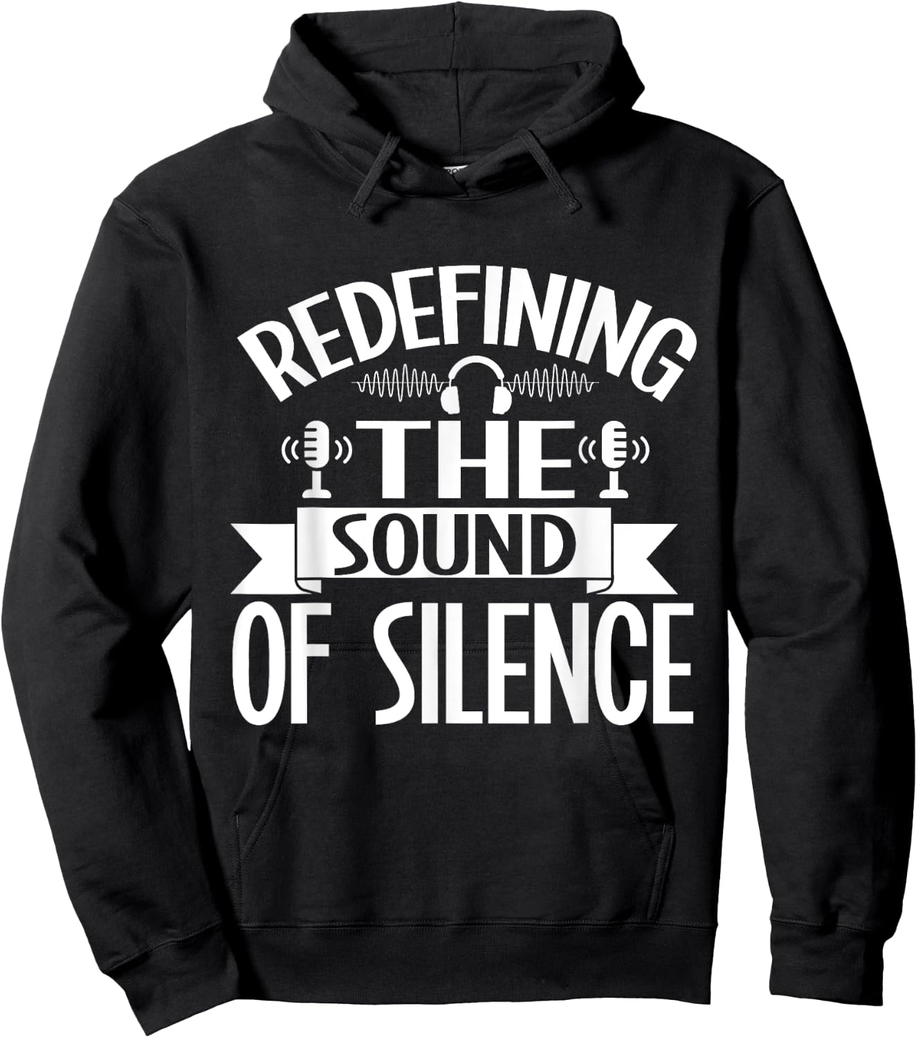Redefining the Sound of Silence Sound Engineer Hoodie - Hoodie | Black