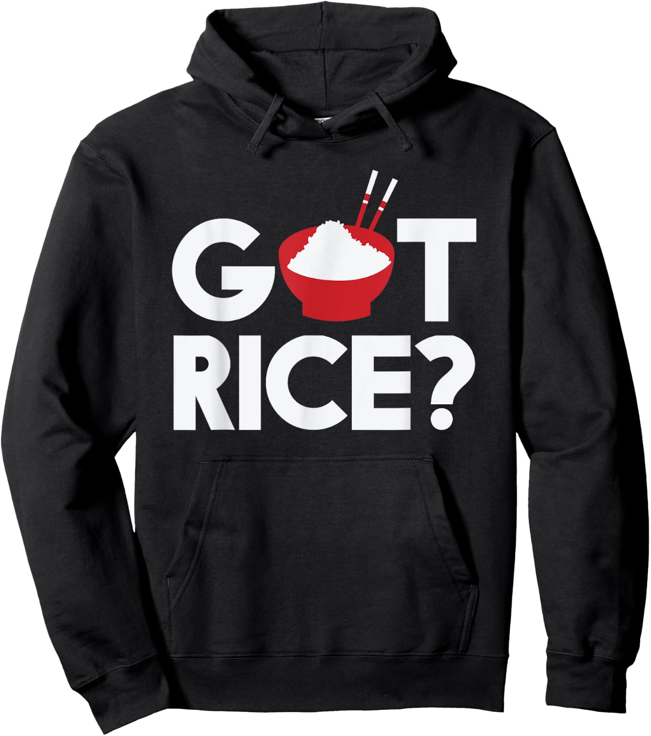 Cool Got Rice Asian Food Vegan Rice Lover gift Hoodie - Hoodie | Black