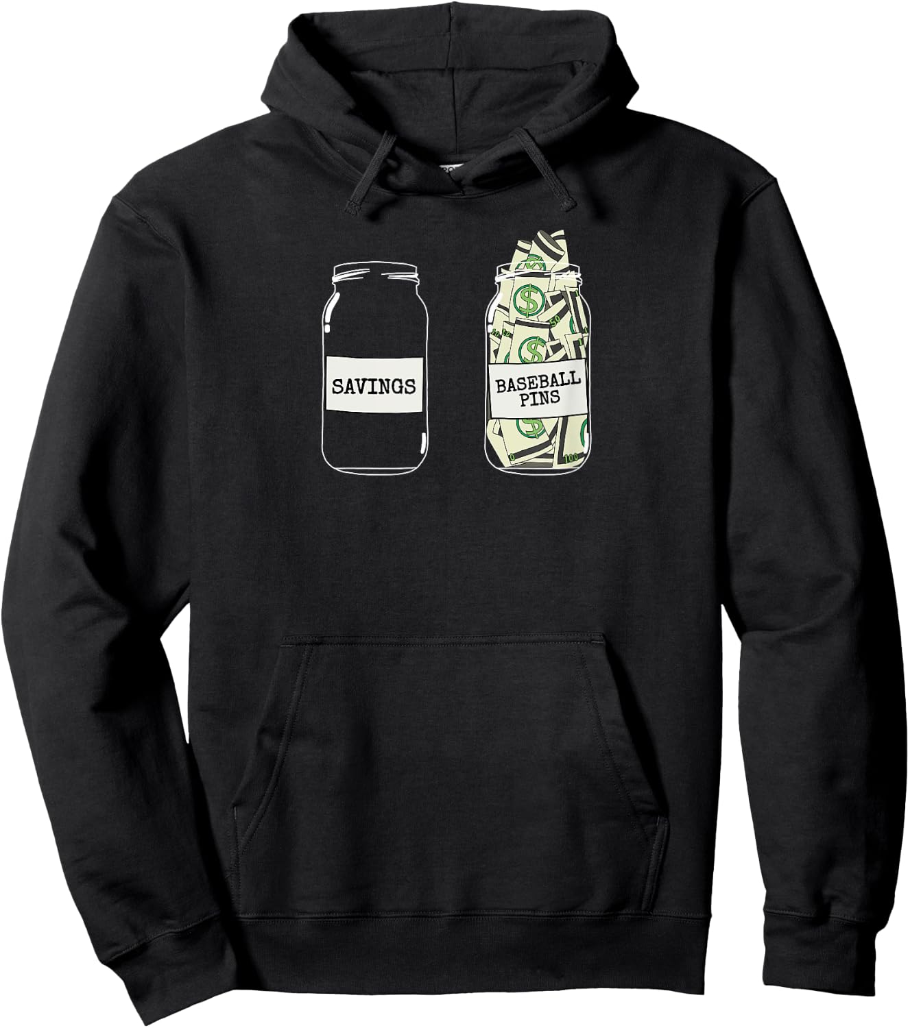 Baseball Trading Pins Baseball Pin Collector Hoodie - Hoodie | Black