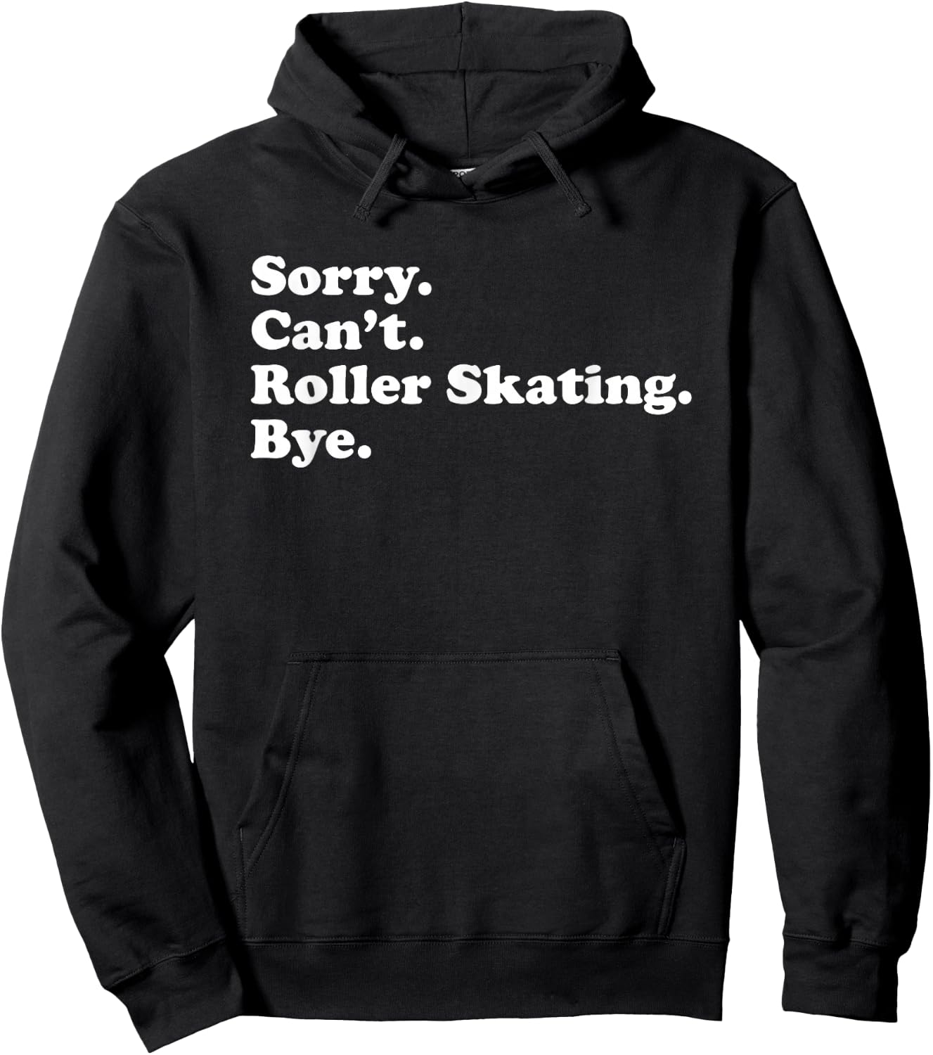 Funny Roller Skating Gift Women Boys or Girls Hoodie - Hoodie | Black