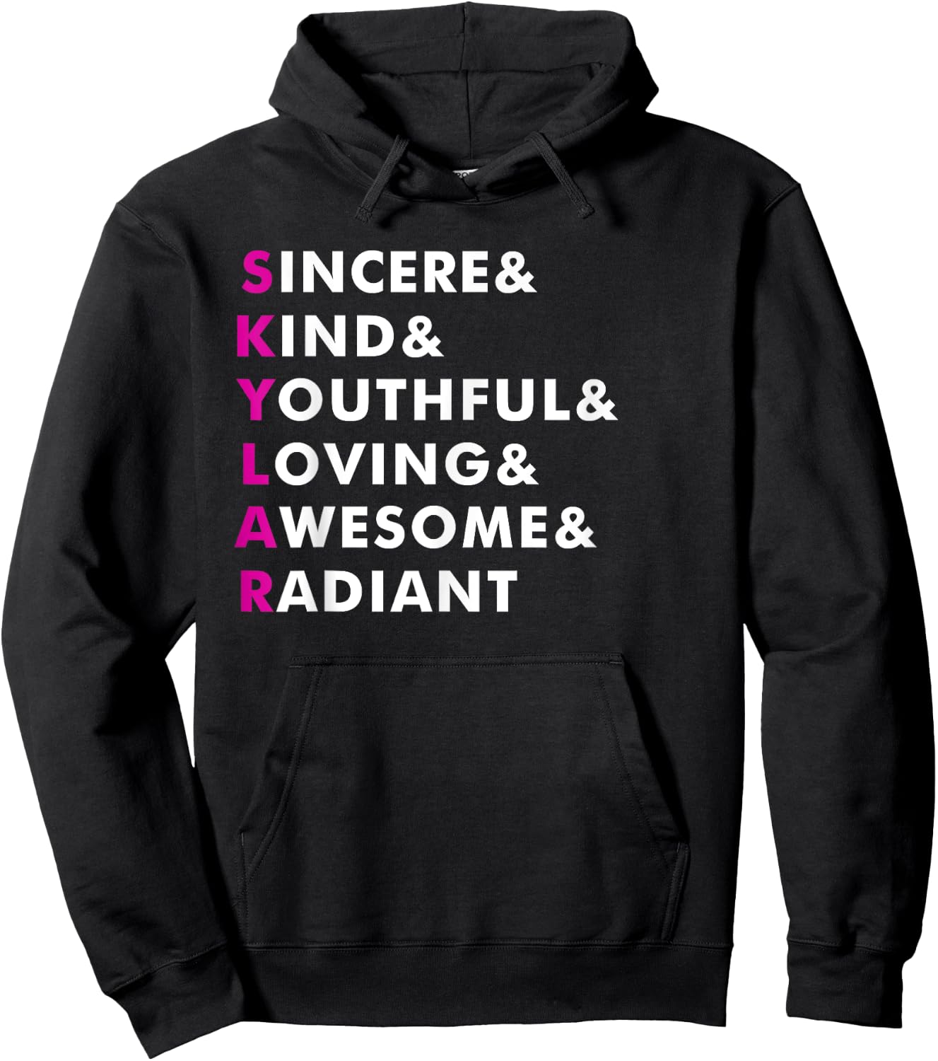 Skylar Name Shirt Personalized Gift Hoodie - Hoodie | Black