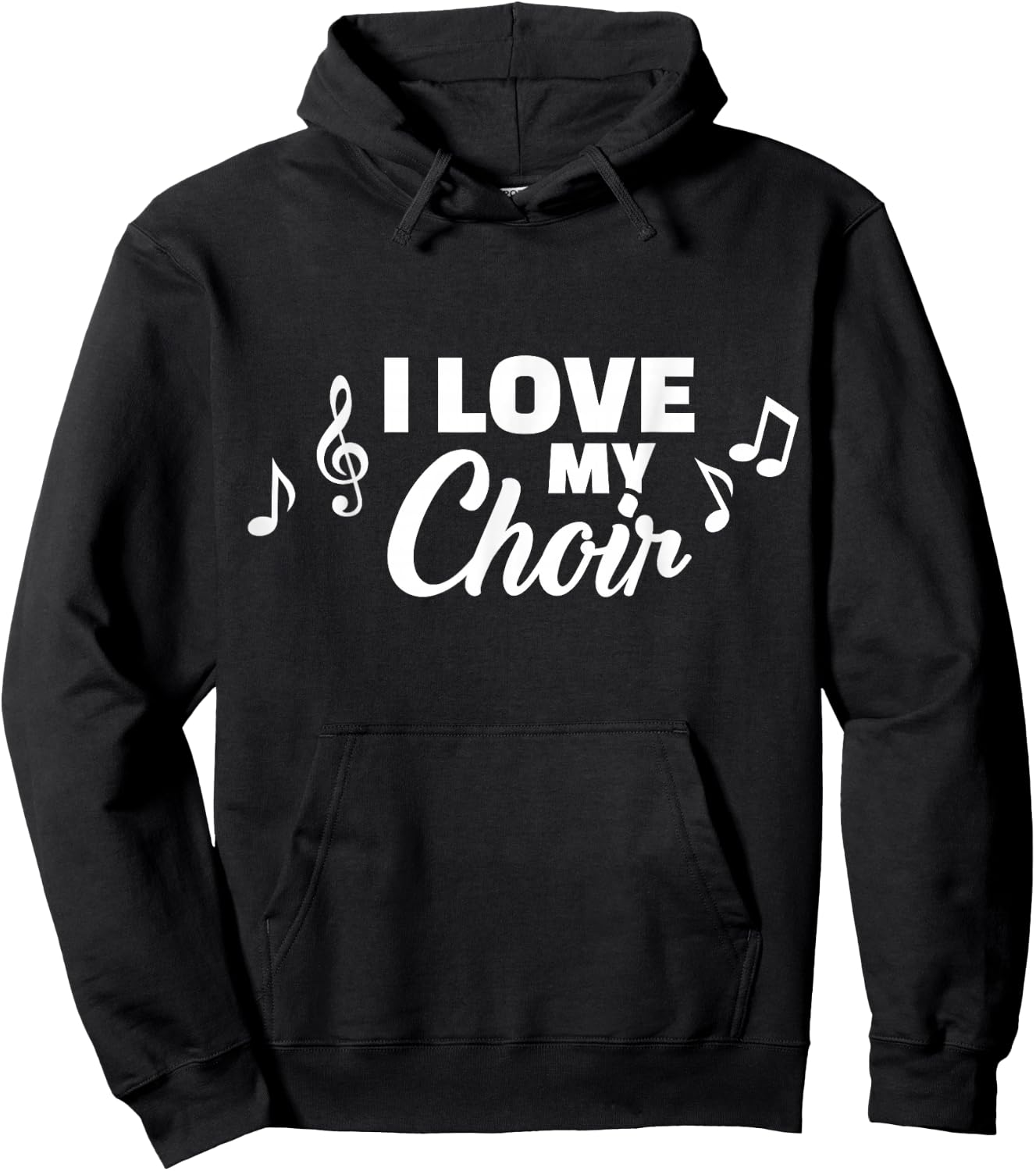 I love my Choir Hoodie - Hoodie | Black