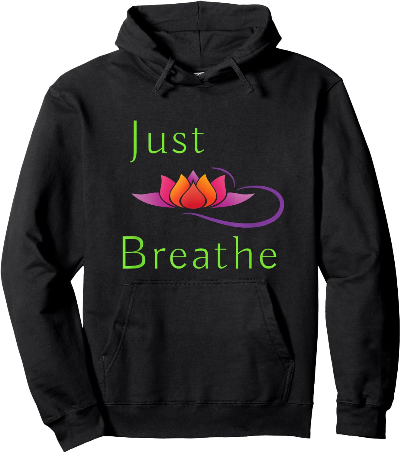 Just Breathe Hoodie - Hoodie | Black