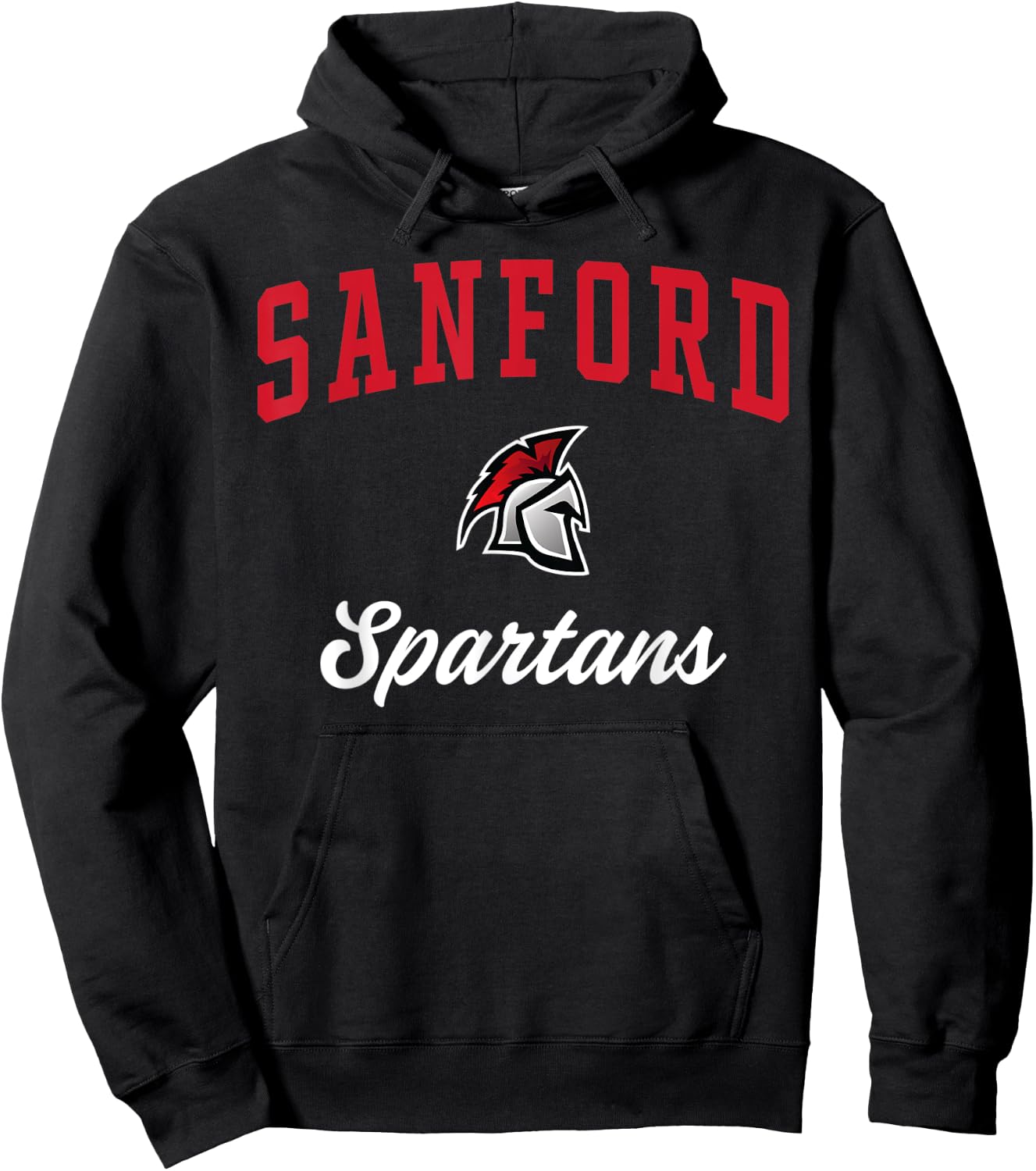 Sanford High School Spartans Hoodie - Hoodie | Black
